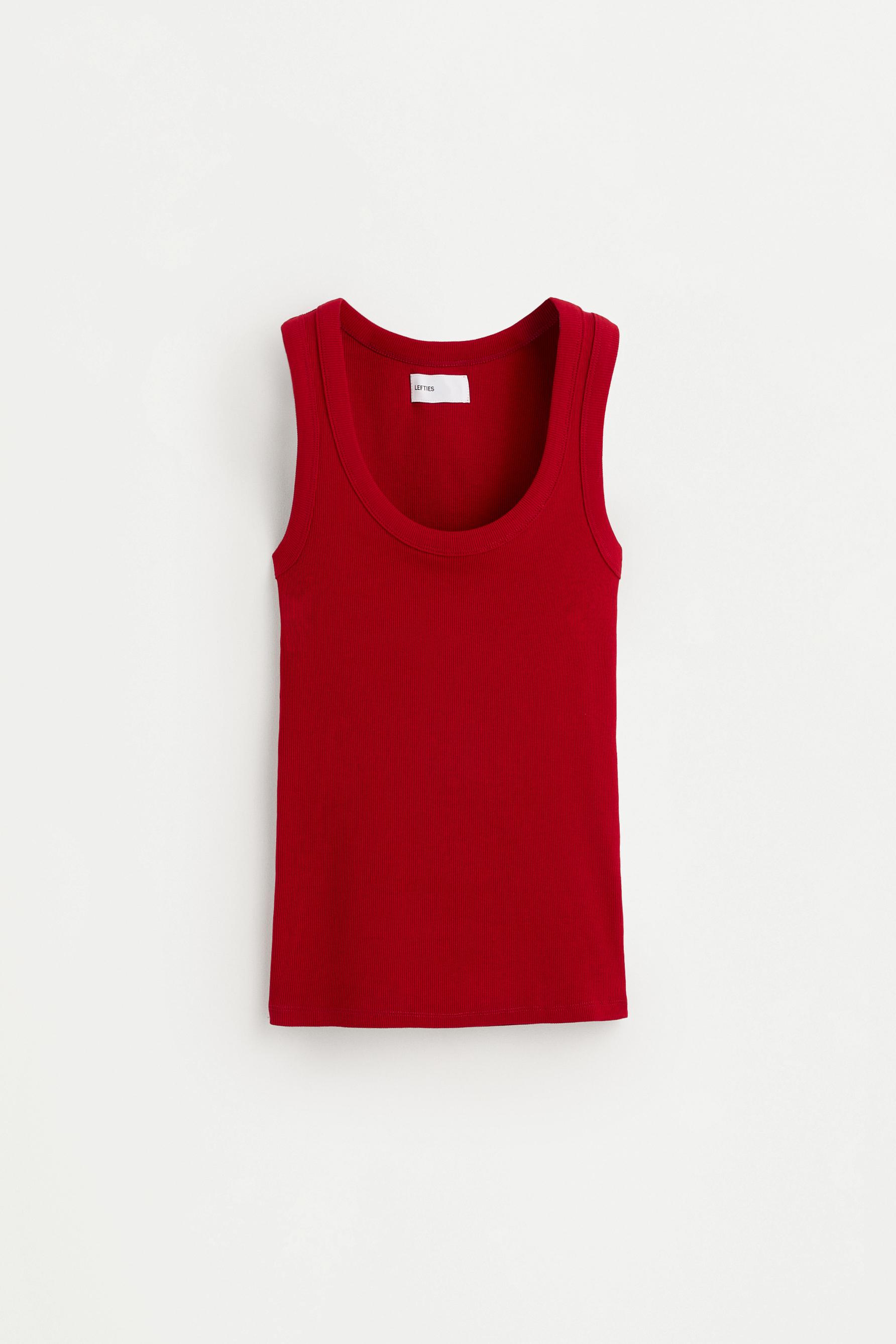 Racerback top — RED