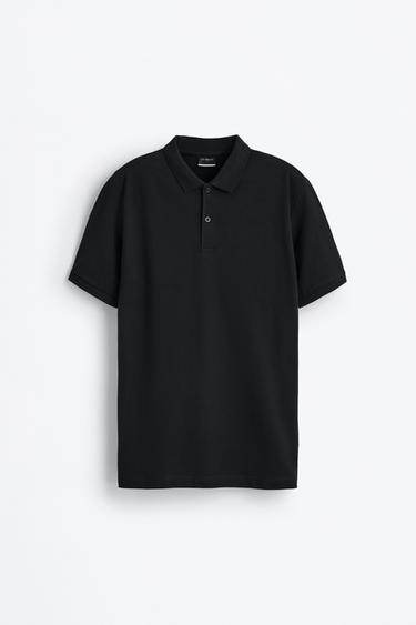 Basic polo shirt — BLACK 6