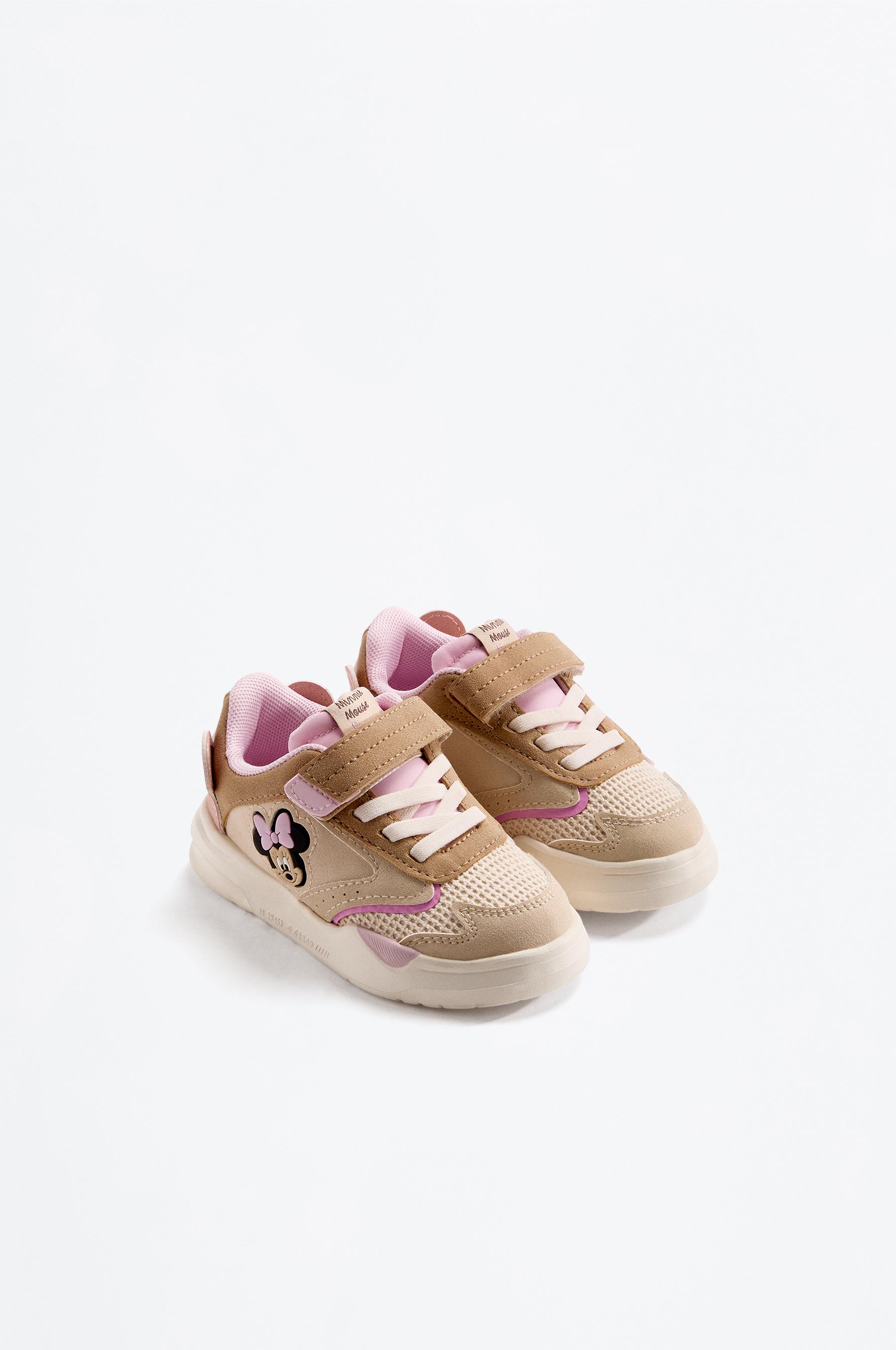 Minnie Mouse ©Disney light-up athletic shoe — BEIGE