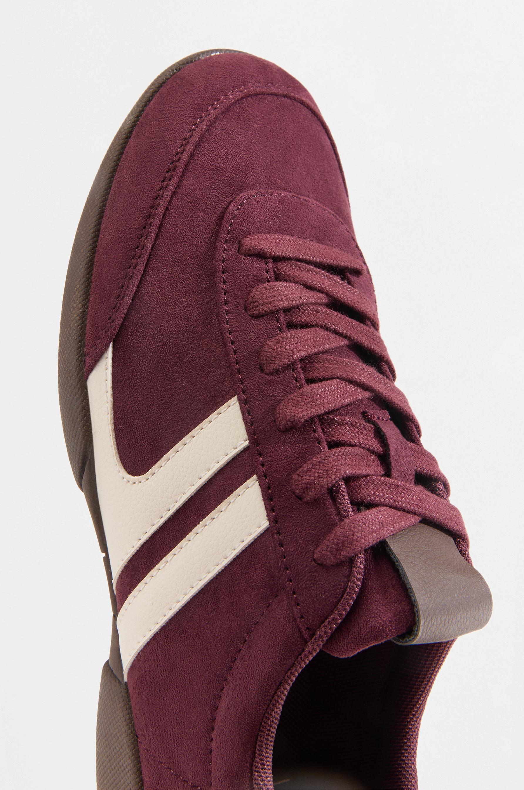 Retro sneakers — BURGUNDY