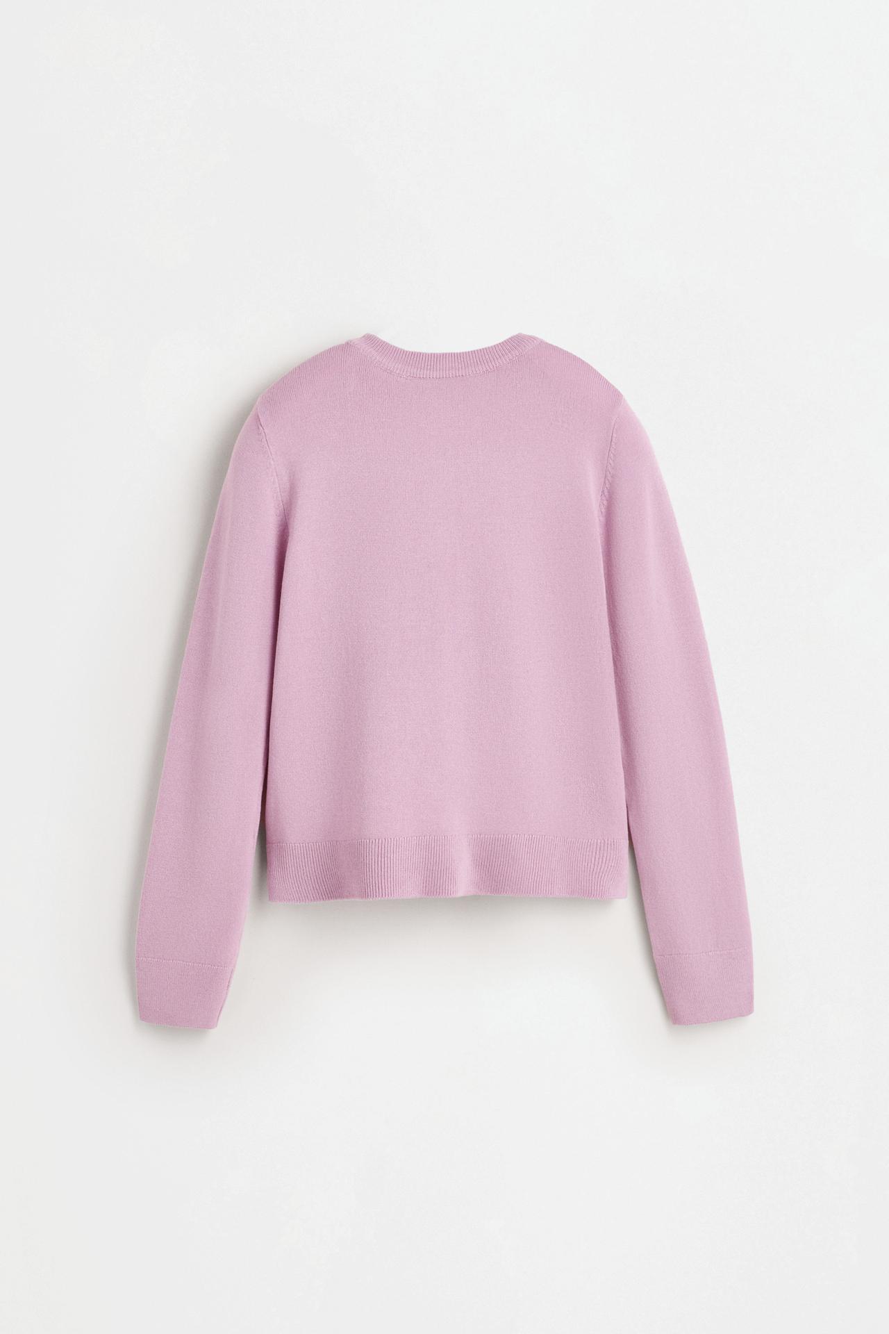 Knit sweater — LILAC PINK