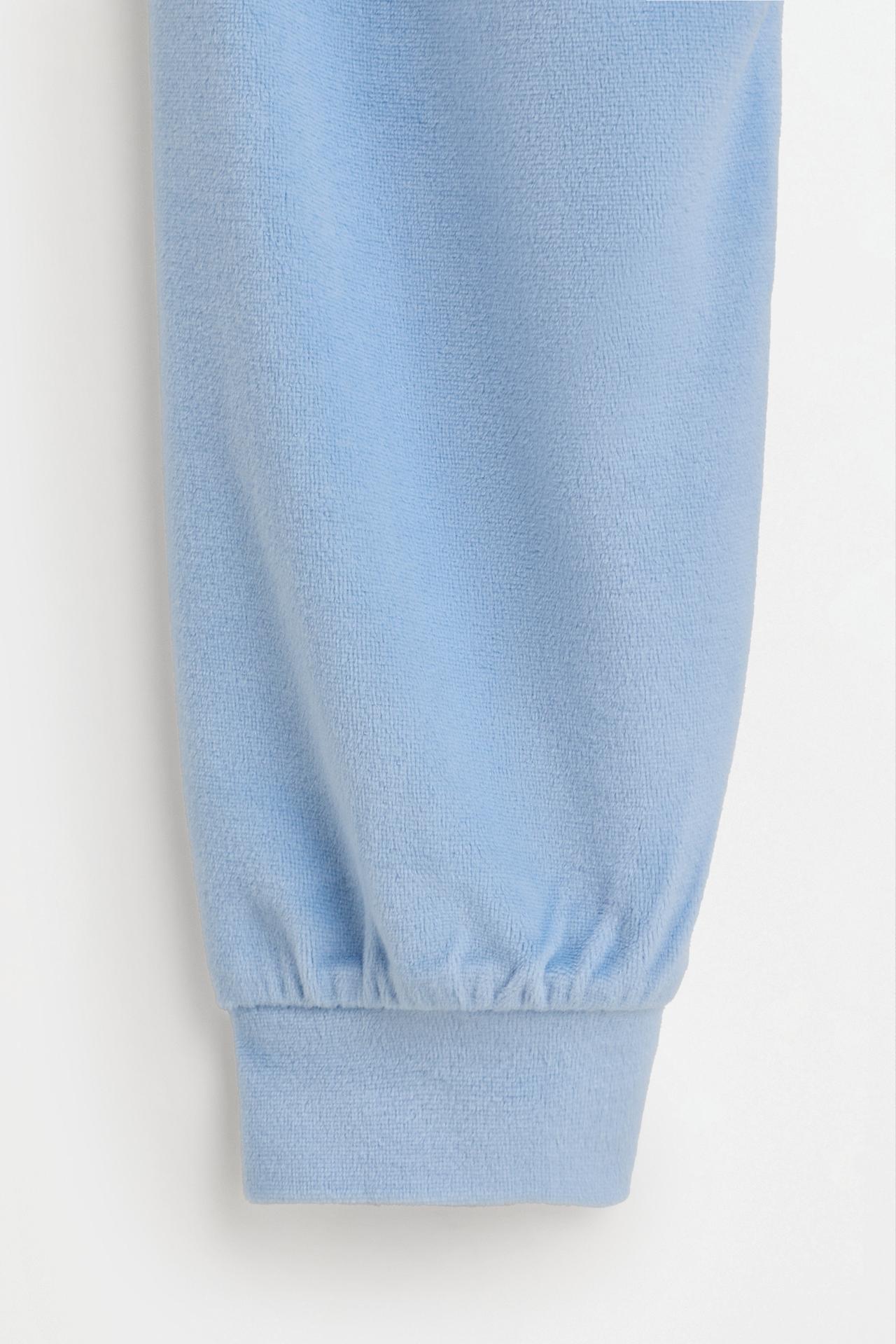 Stitch ©Disney velvety long pyjamas — MEDIUM BLUE