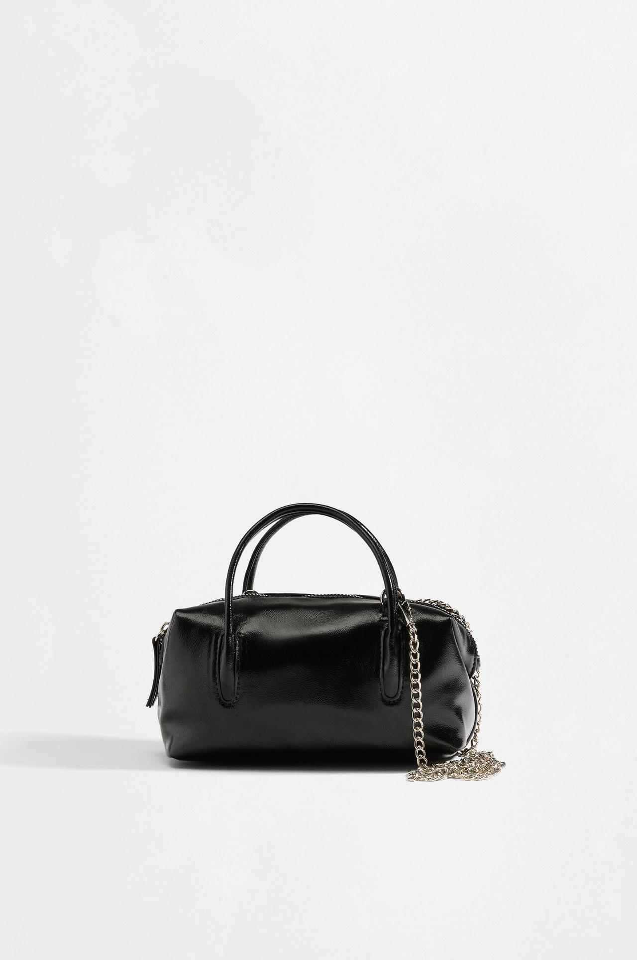 Mini bowling bag — BLACK