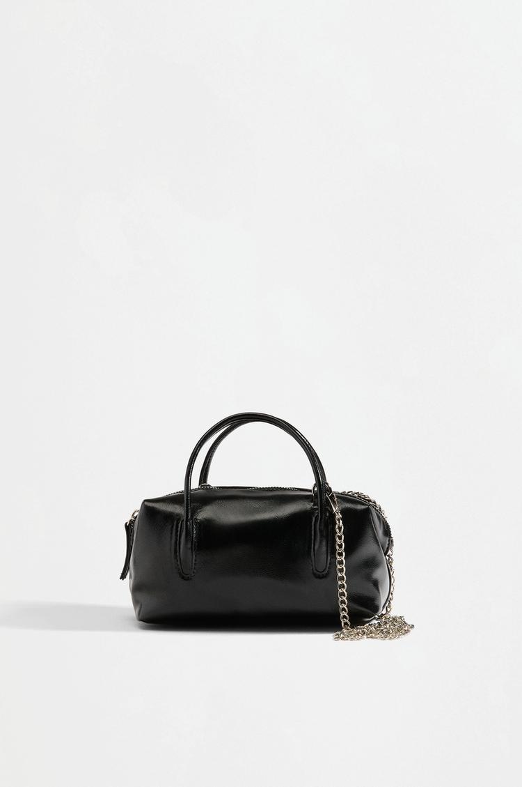 Mini bowling bag — BLACK