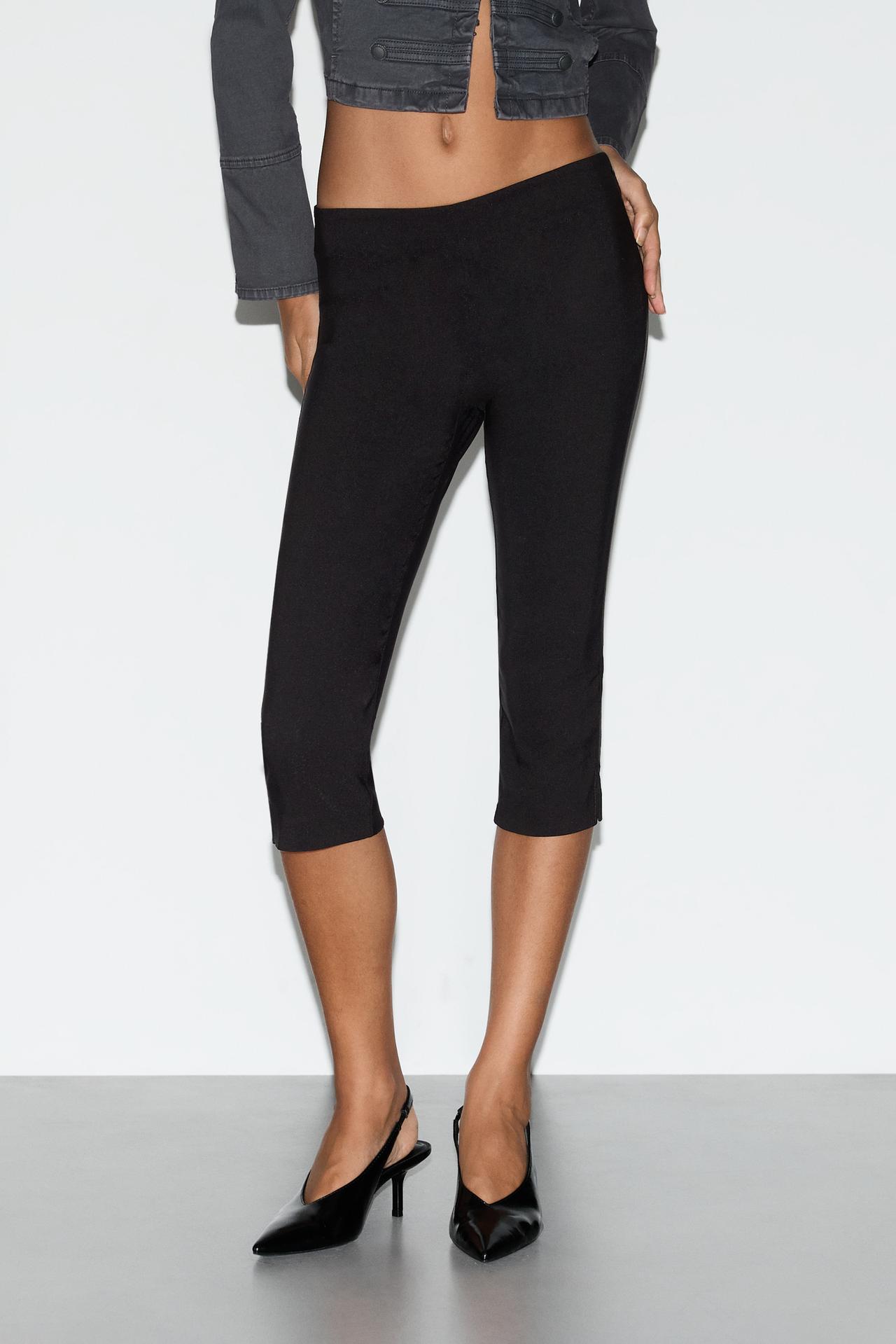 Structured capris — BLACK