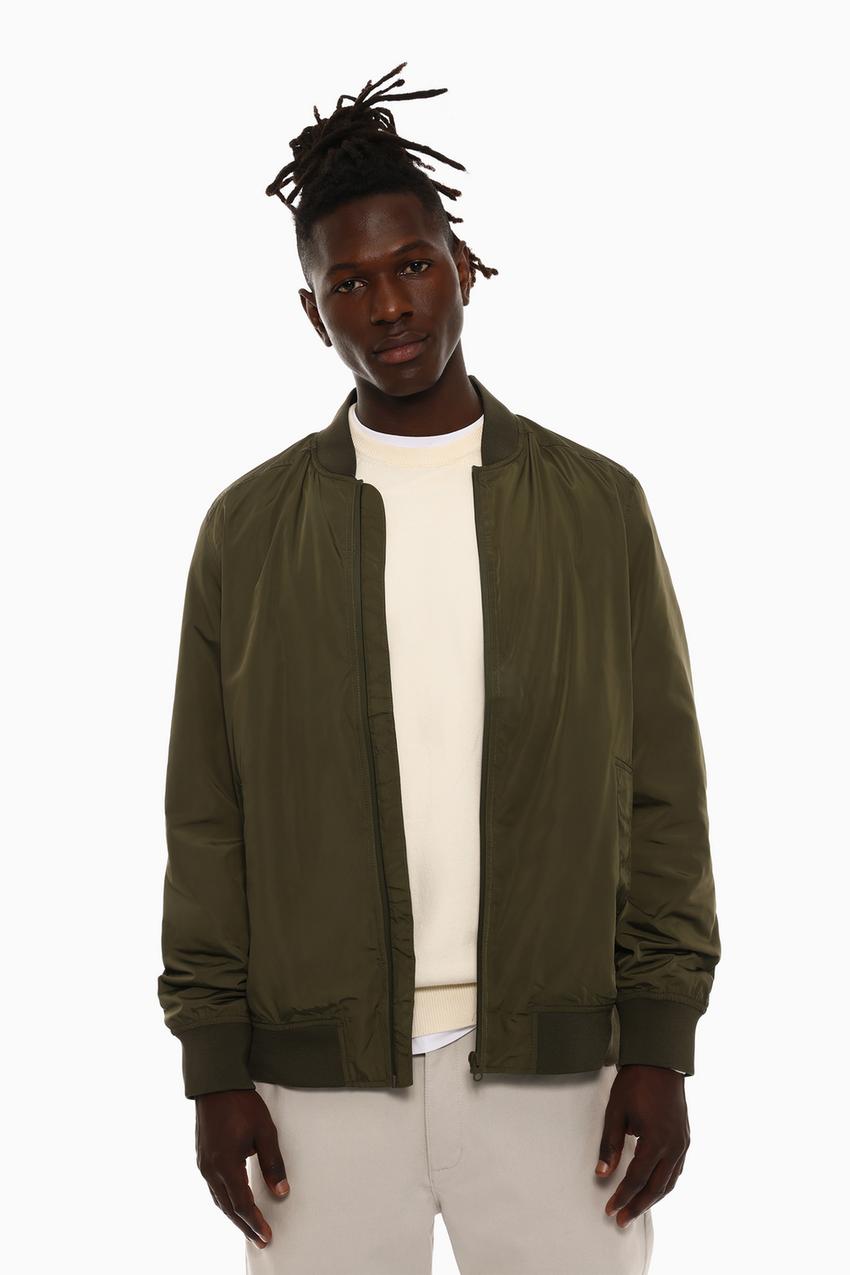 Chaqueta Bomber Cazadora Antelina Hombre Cazadora Bomber