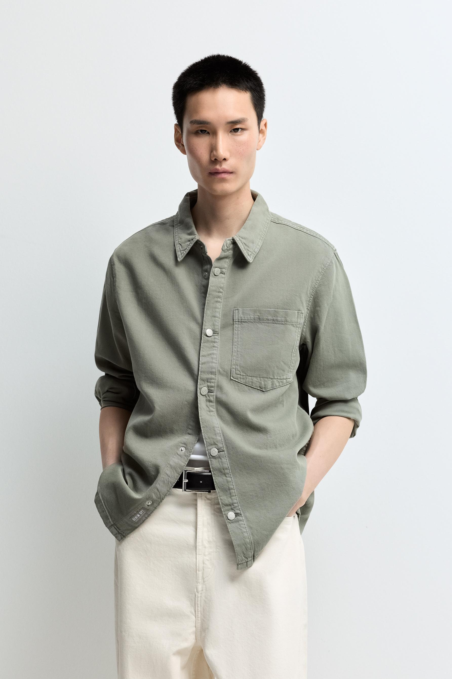 Sobrecamisa denim ligero