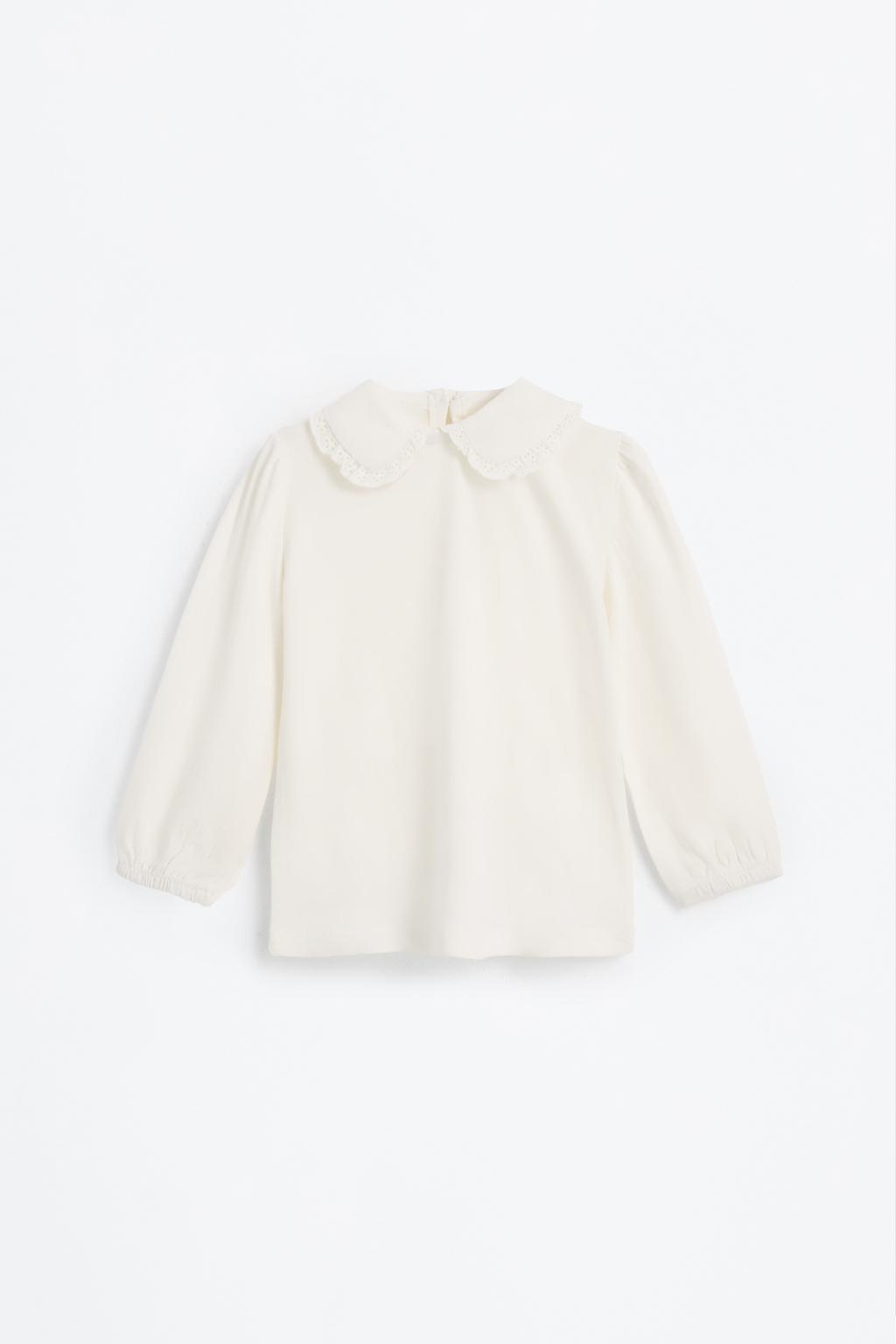 Puritan collar T-shirt