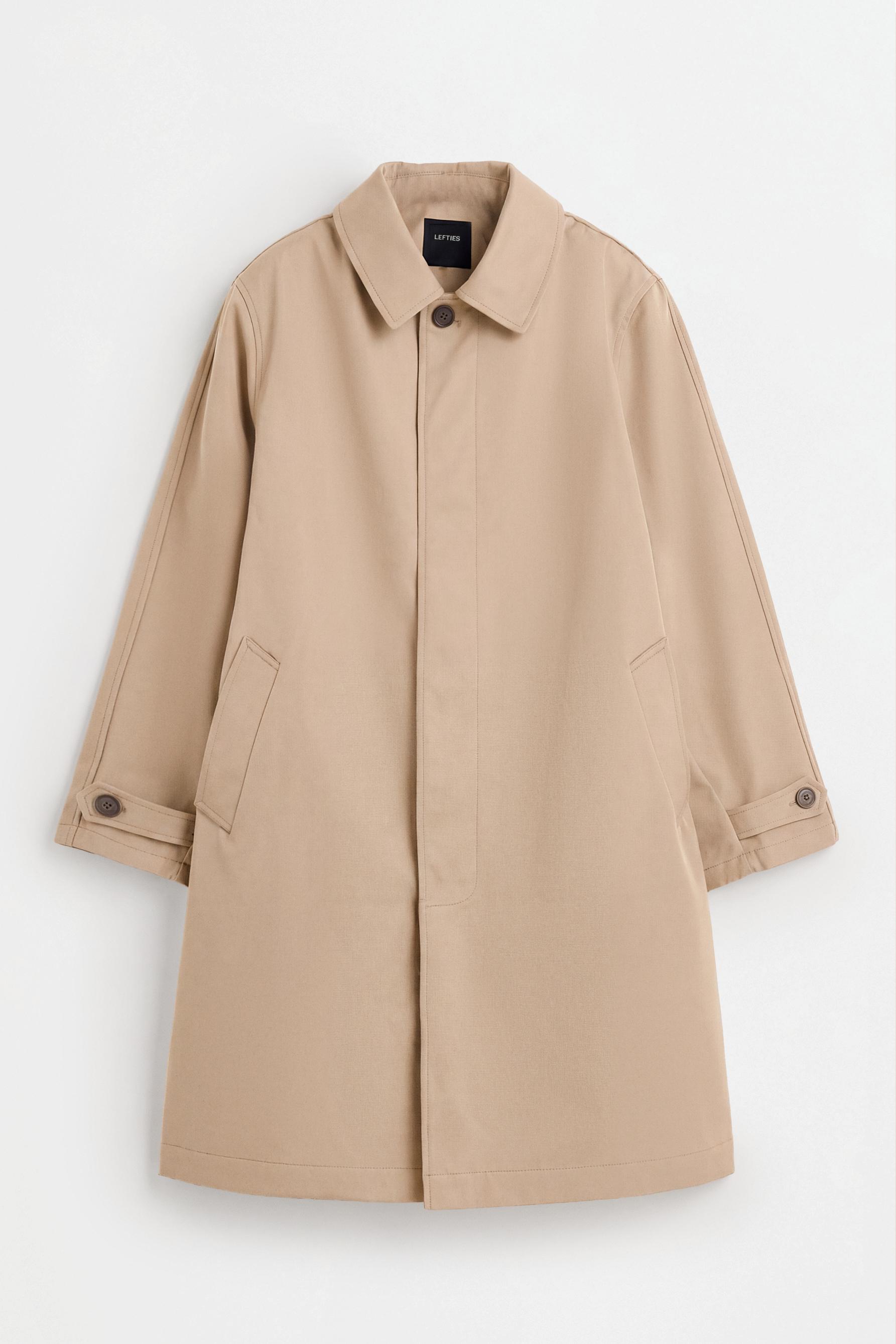 Oversized trench coat — ECRU