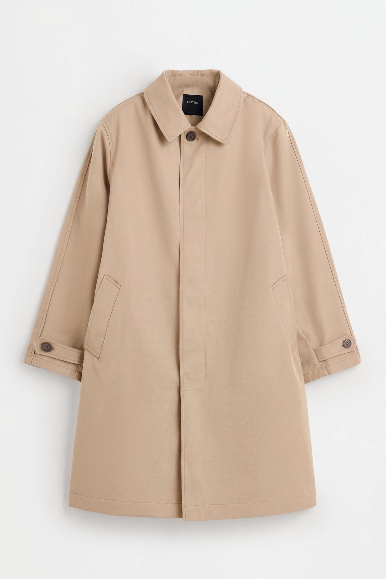 Oversized trench coat — ECRU