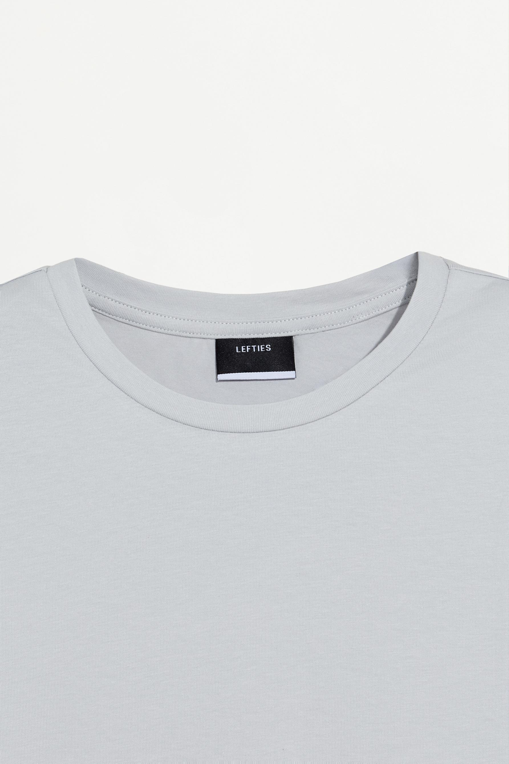 Soft slim fit T-shirt — PALE BLUE