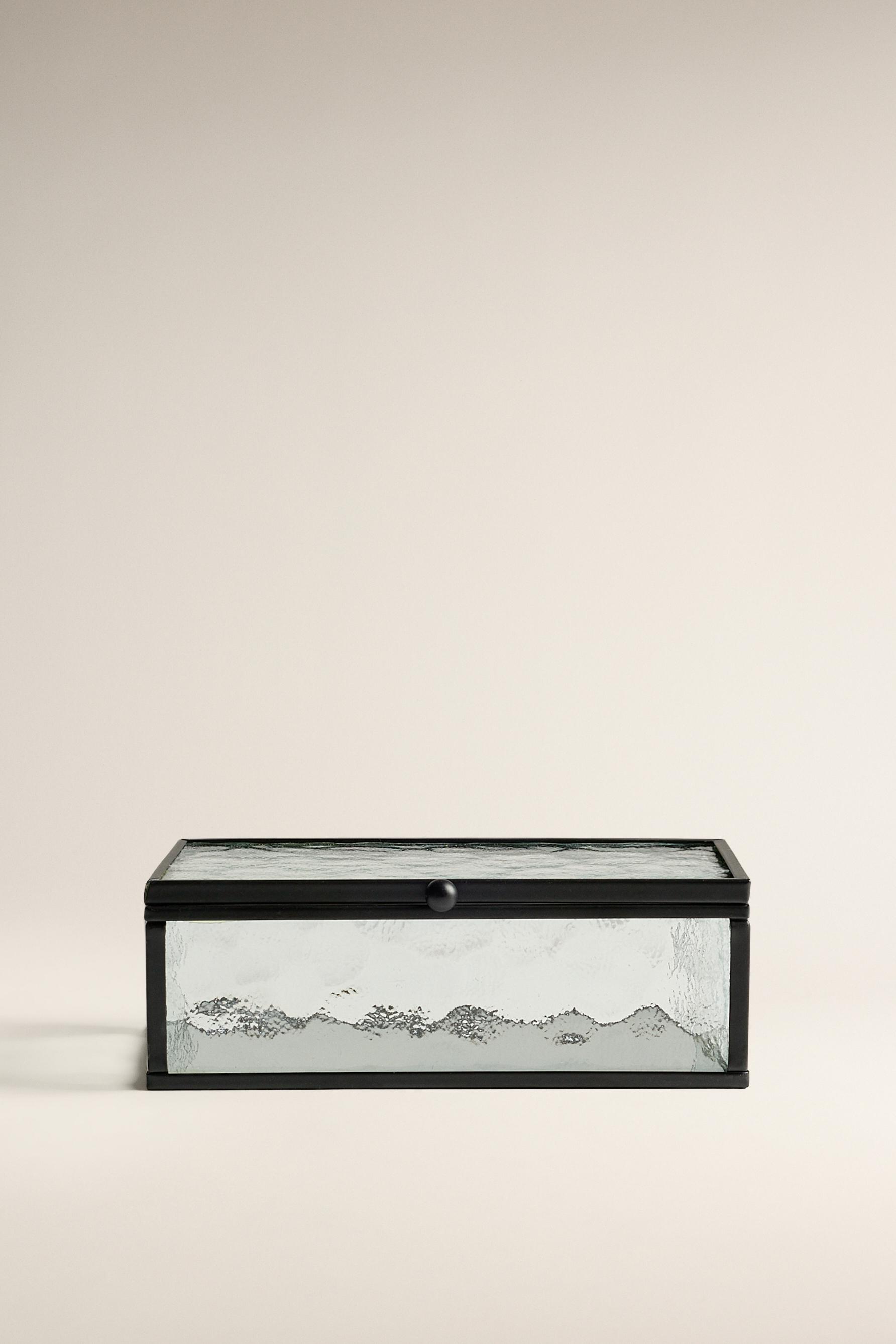 Caja cristal burbujas mediana