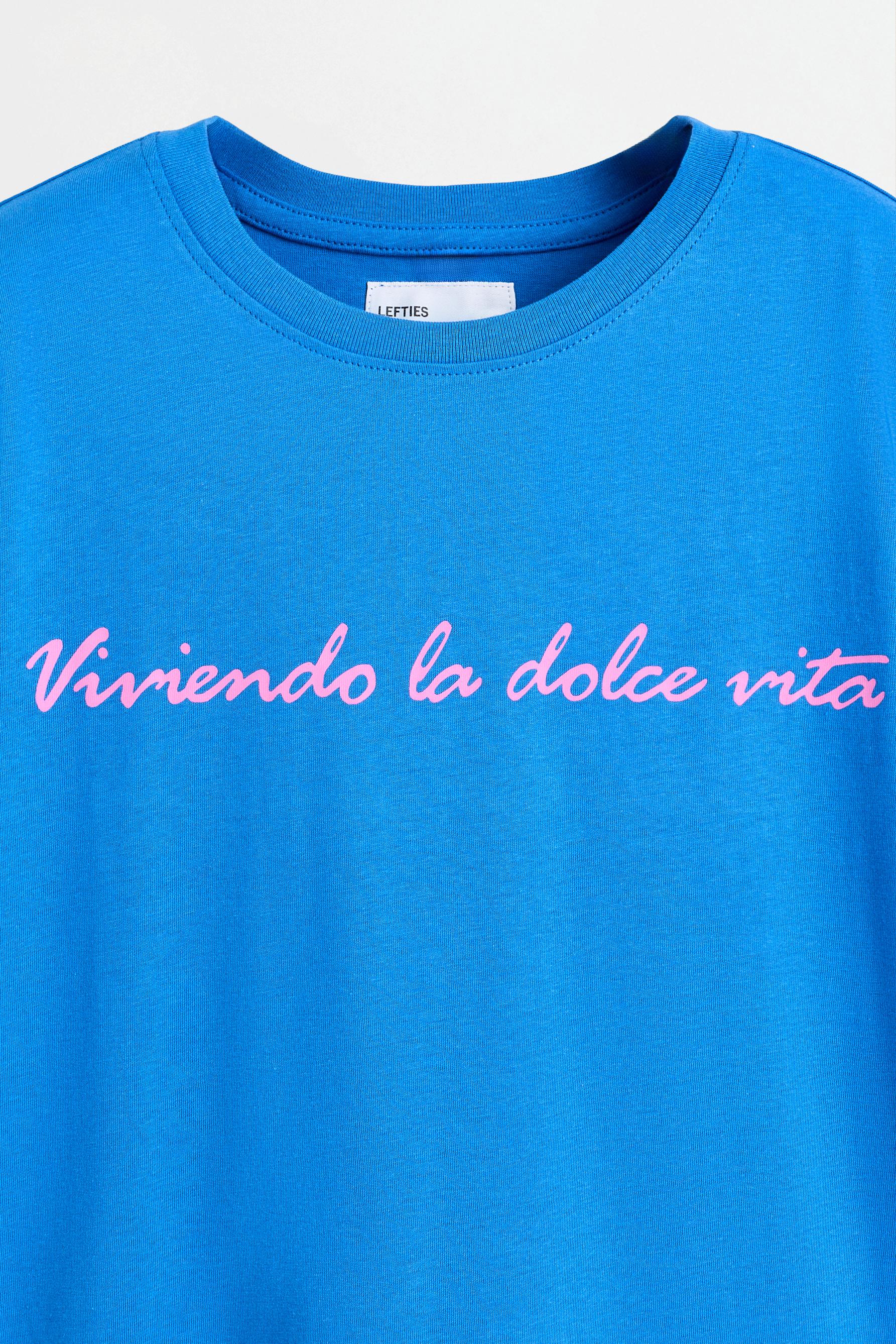 Printed T-shirt — DEEP BLUE