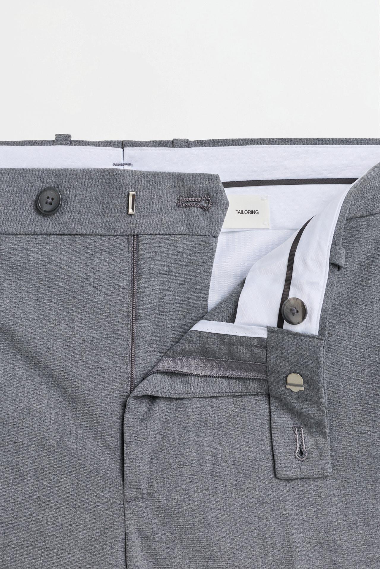 Slim fit suit trousers — GREY