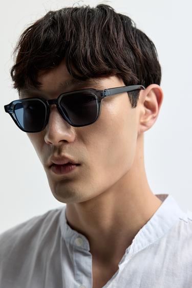 Square sunglasses — NAVY 1