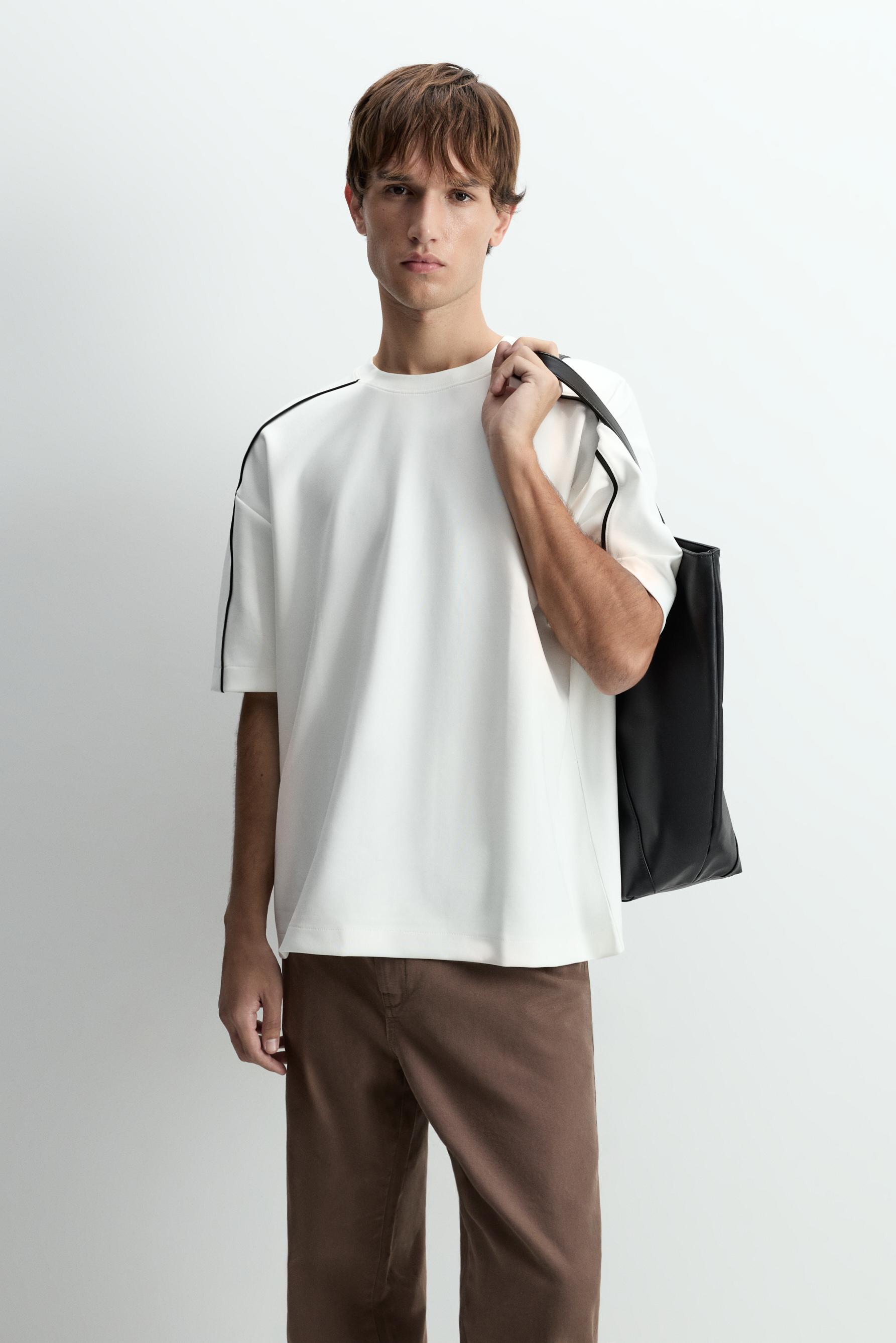 Camiseta interlock pipping