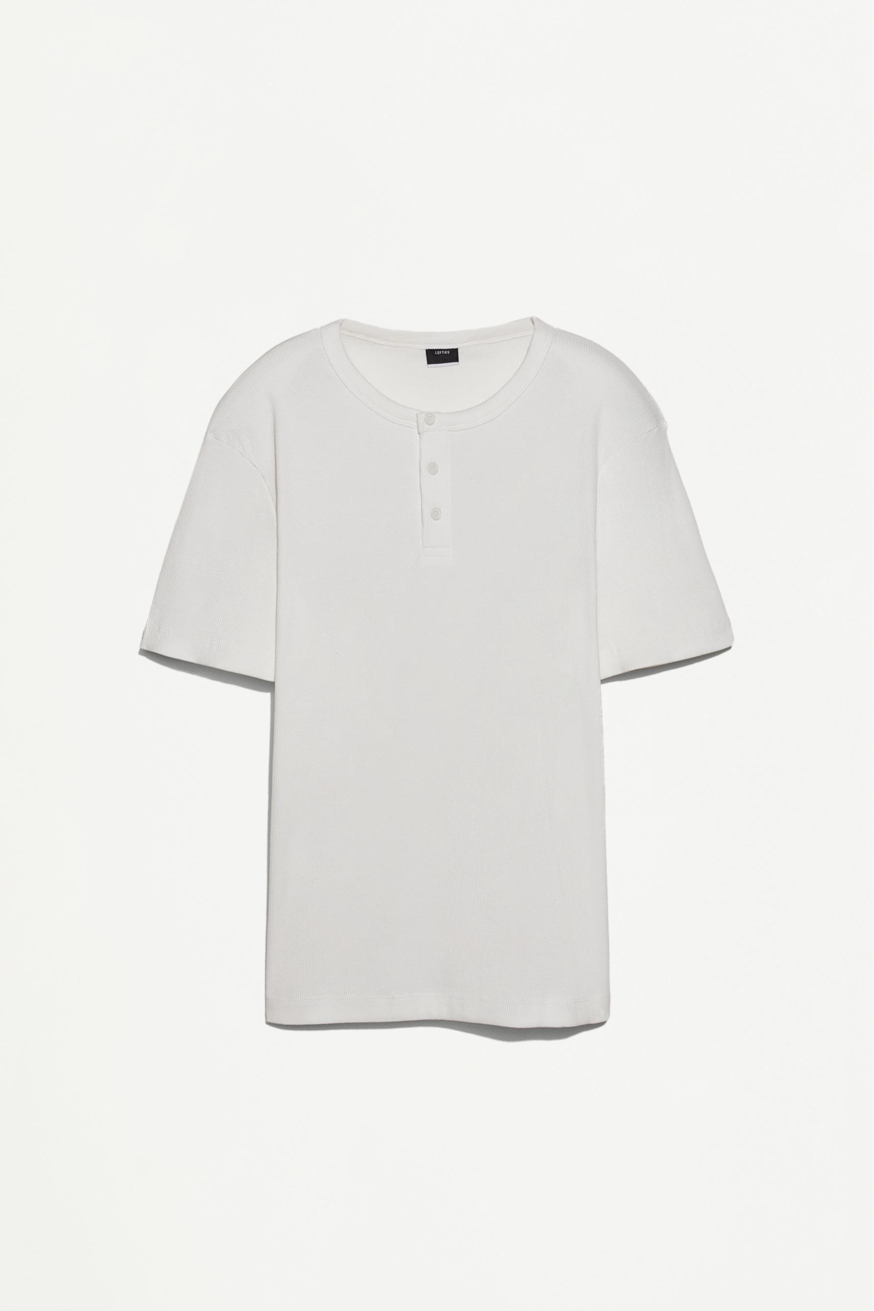 Henley T-shirt — OFF WHITE