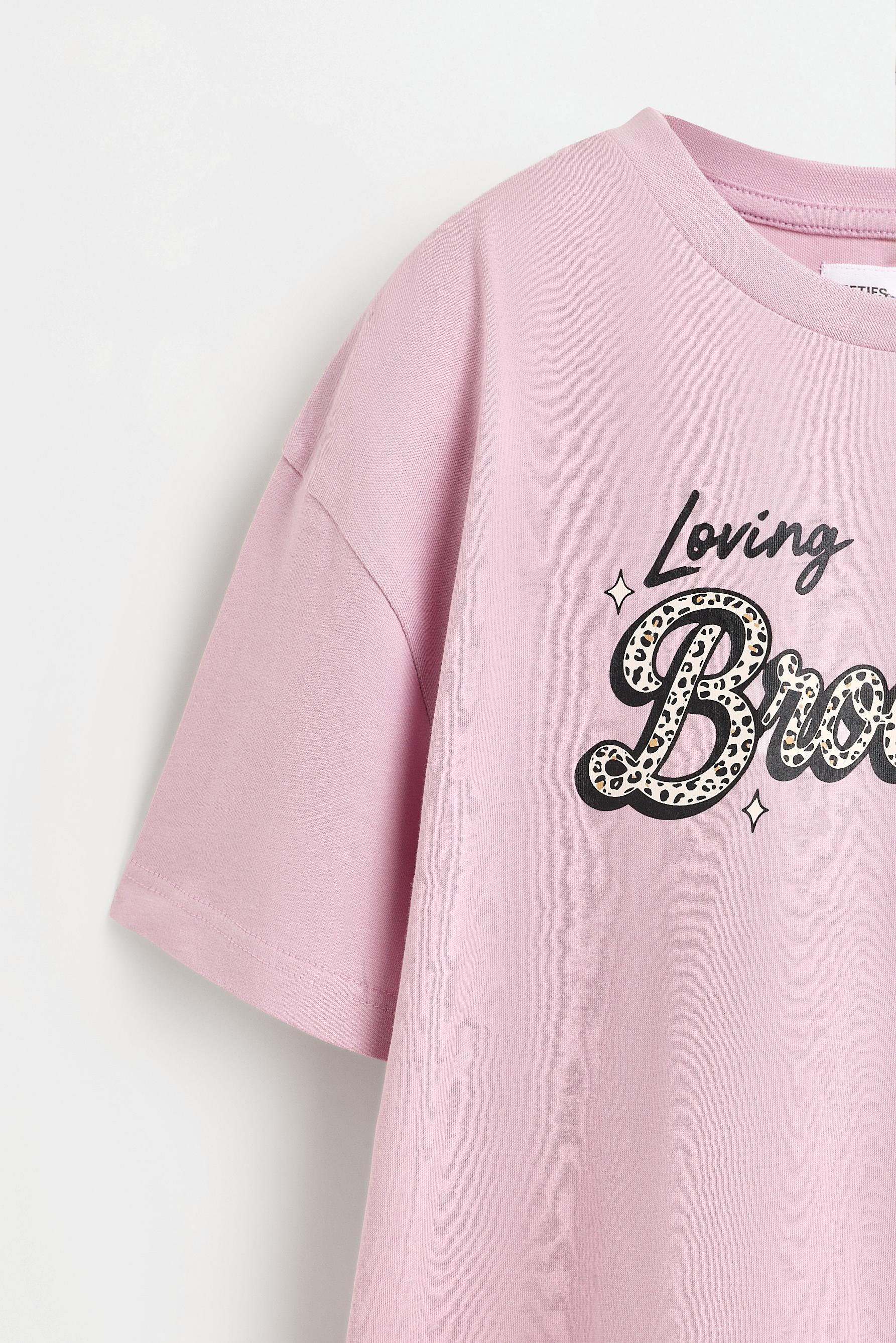 Printed T-shirt — PALE MAUVE