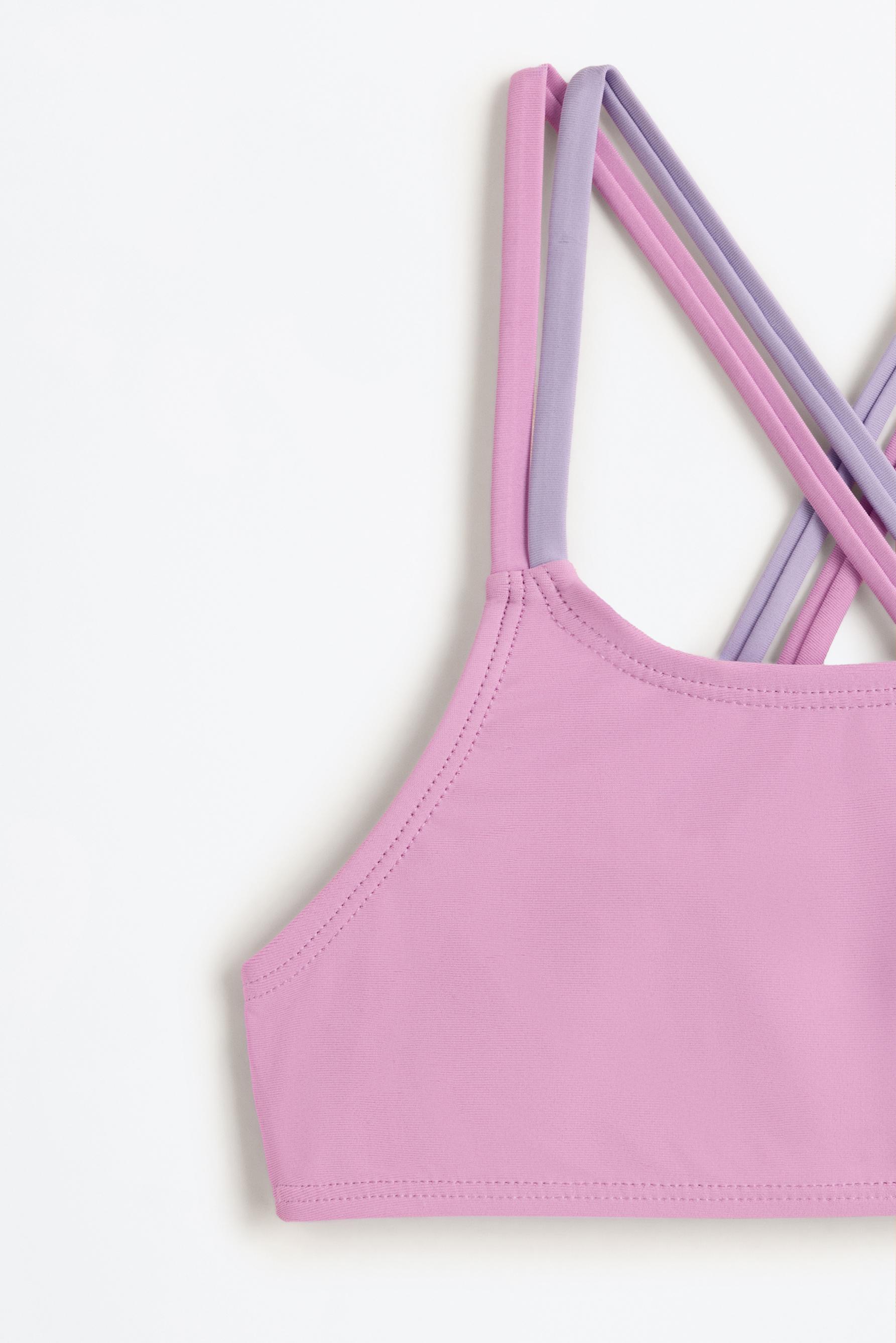 Bikini with double crossed straps — LILAC