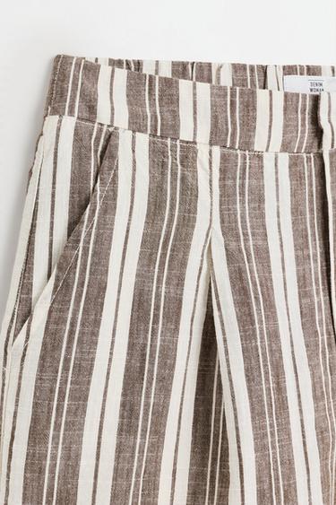Denim shorts — STRIPED 7