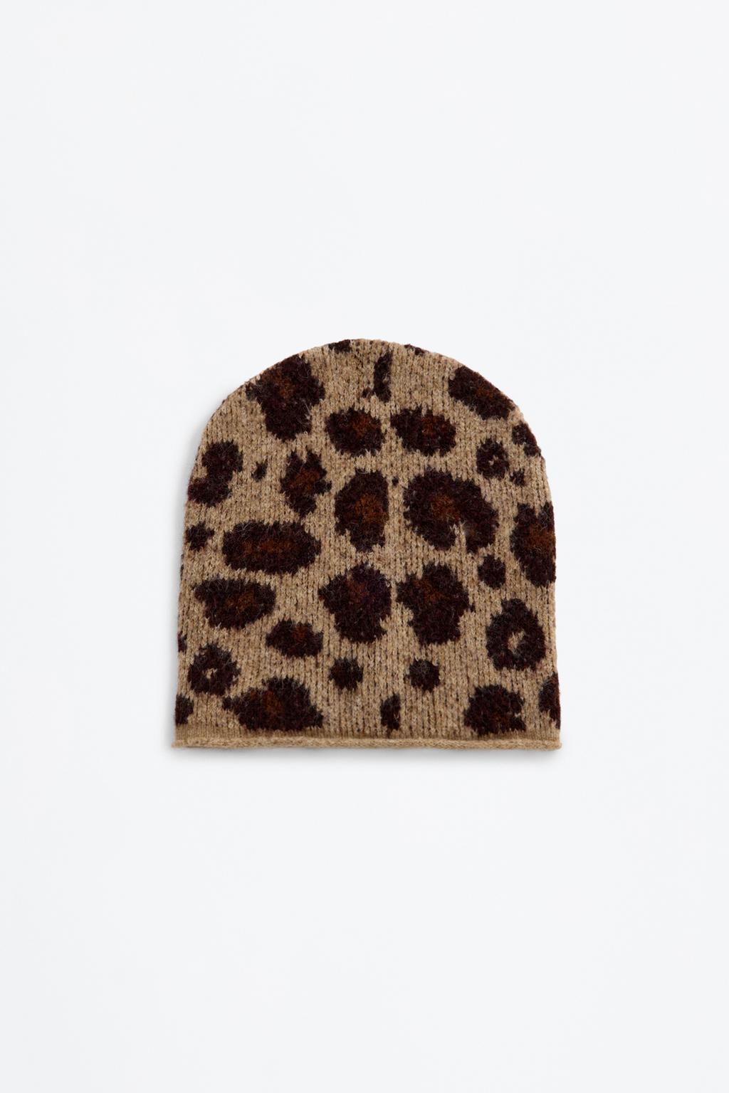 Animal print hat
