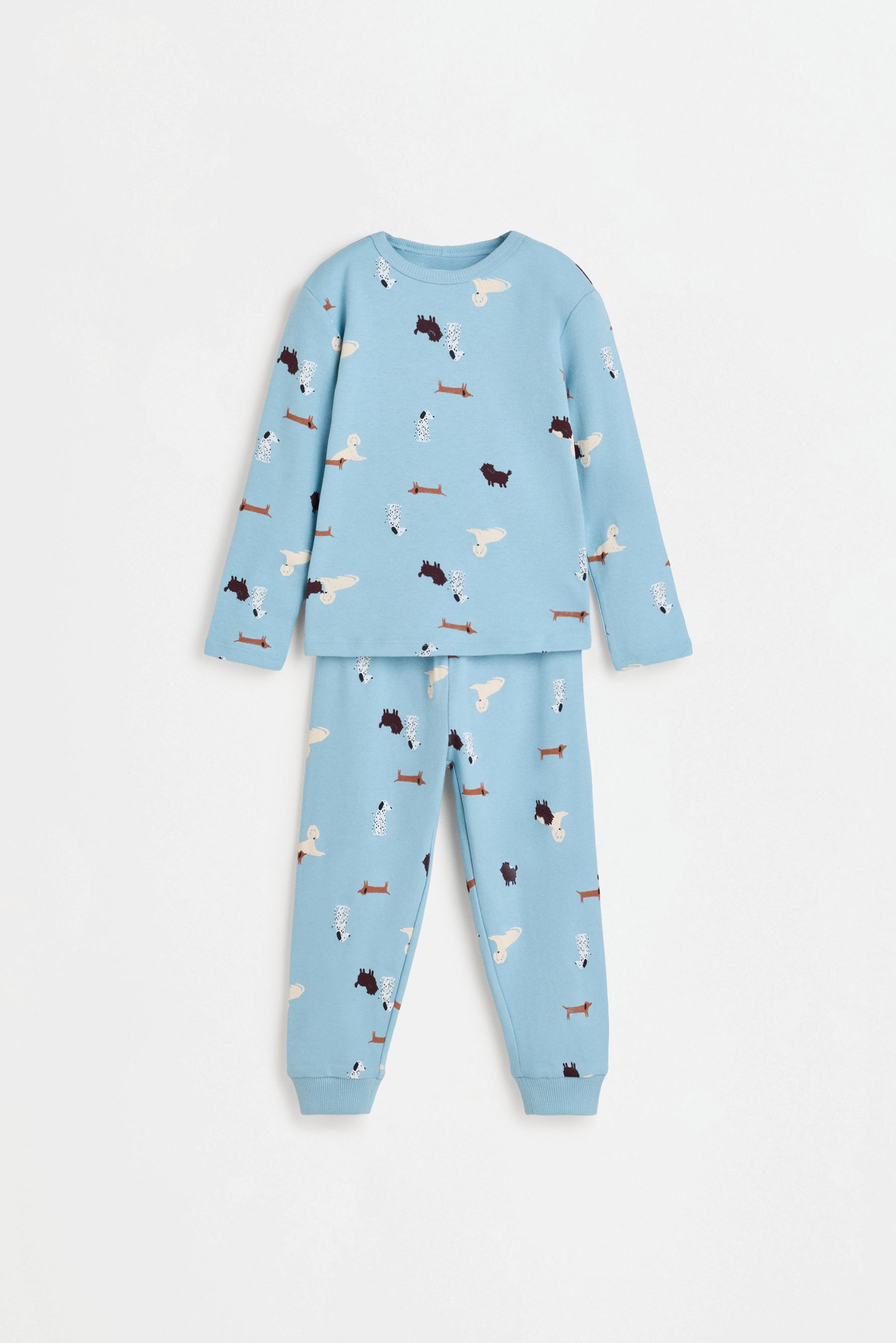 Pack of 2 printed long pyjamas — ECRU