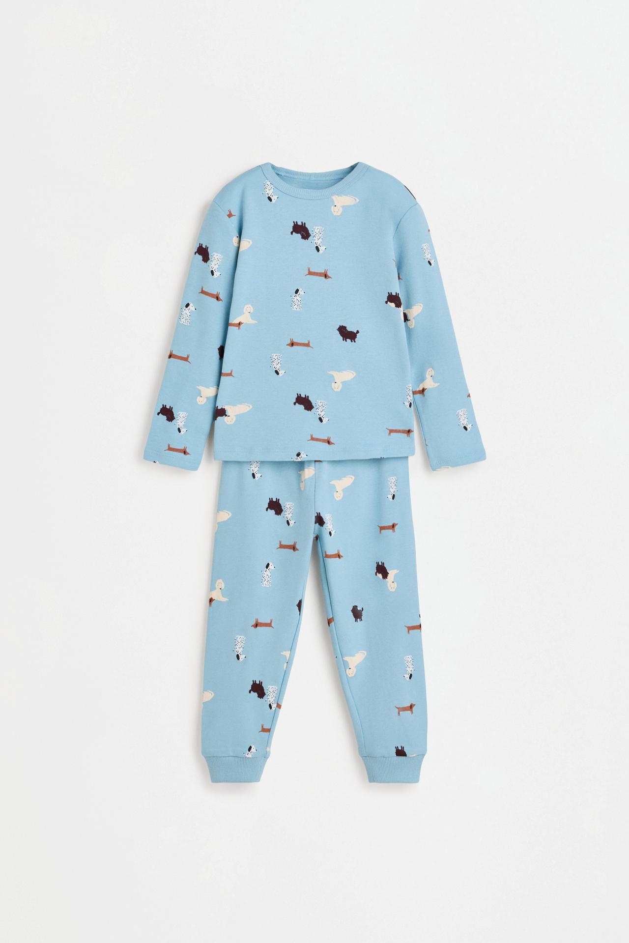 Pack of 2 printed long pyjamas — ECRU