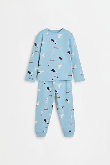 Pack of 2 printed long pyjamas — ECRU 2
