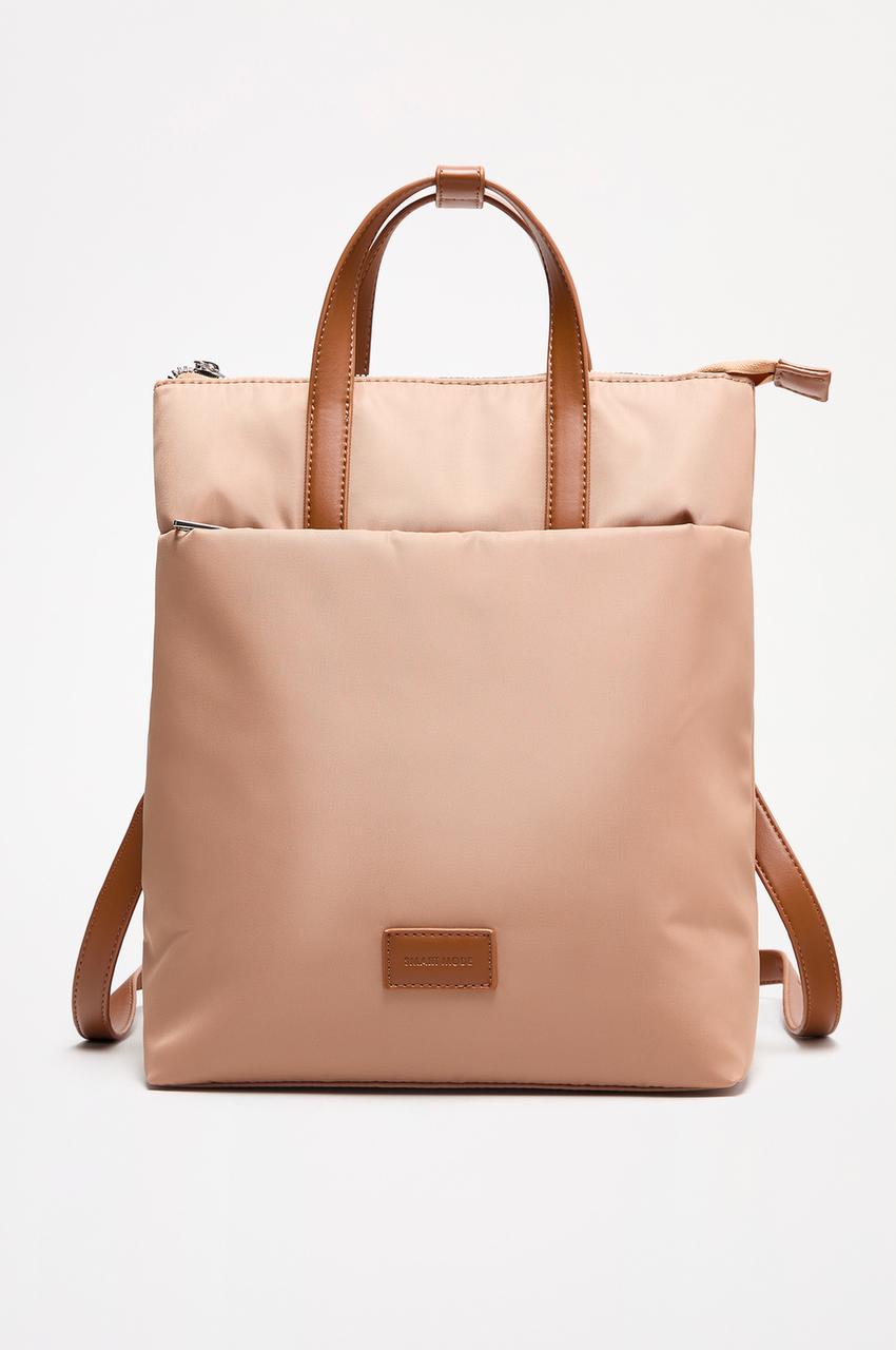 Zaino Donna Elegante In PU Pelle - Borse A Tracolla Antifurto, Convertibile, Design Moderno, Colore Bianco Perla - Foto 2