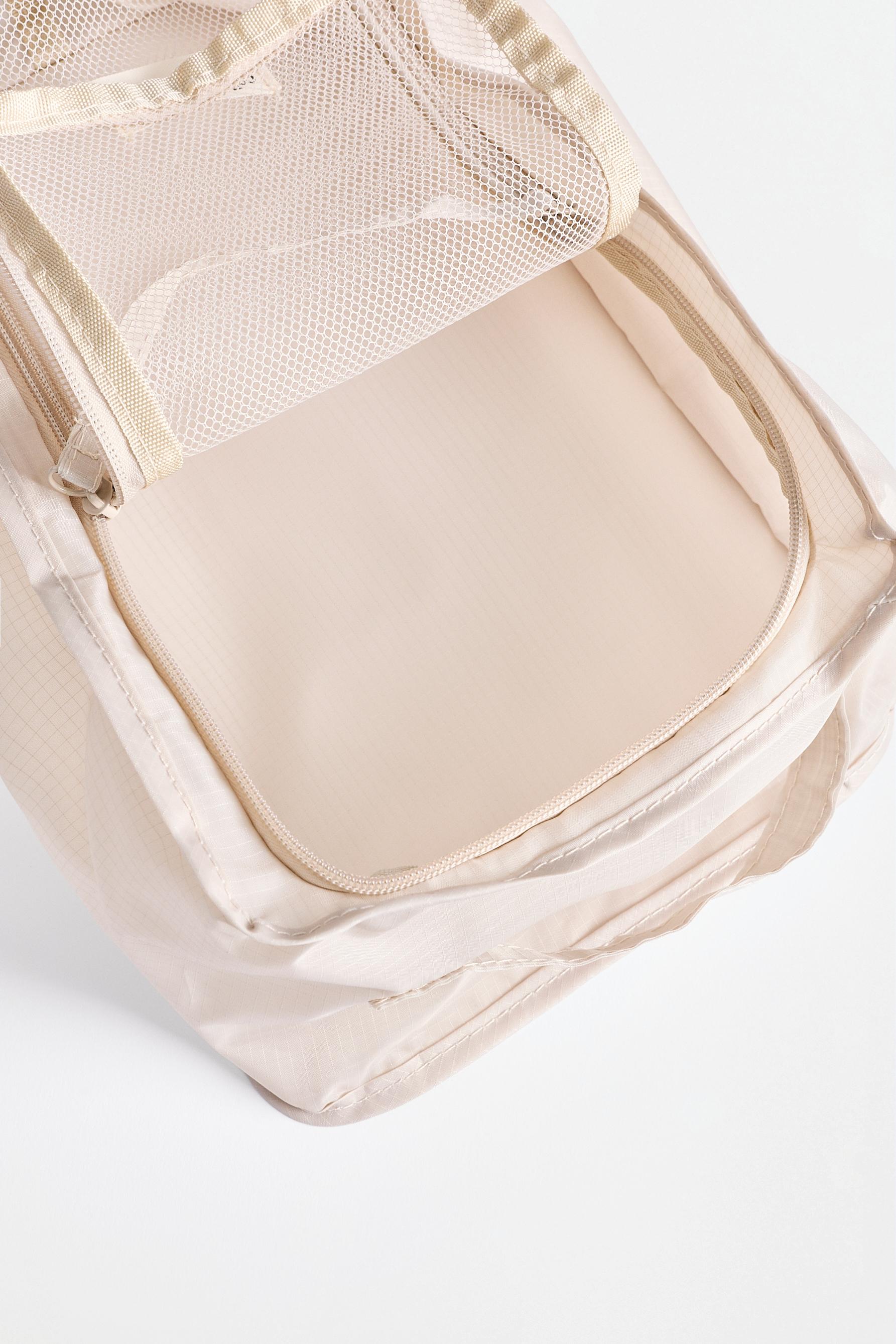 Travel shoe bag — ECRU
