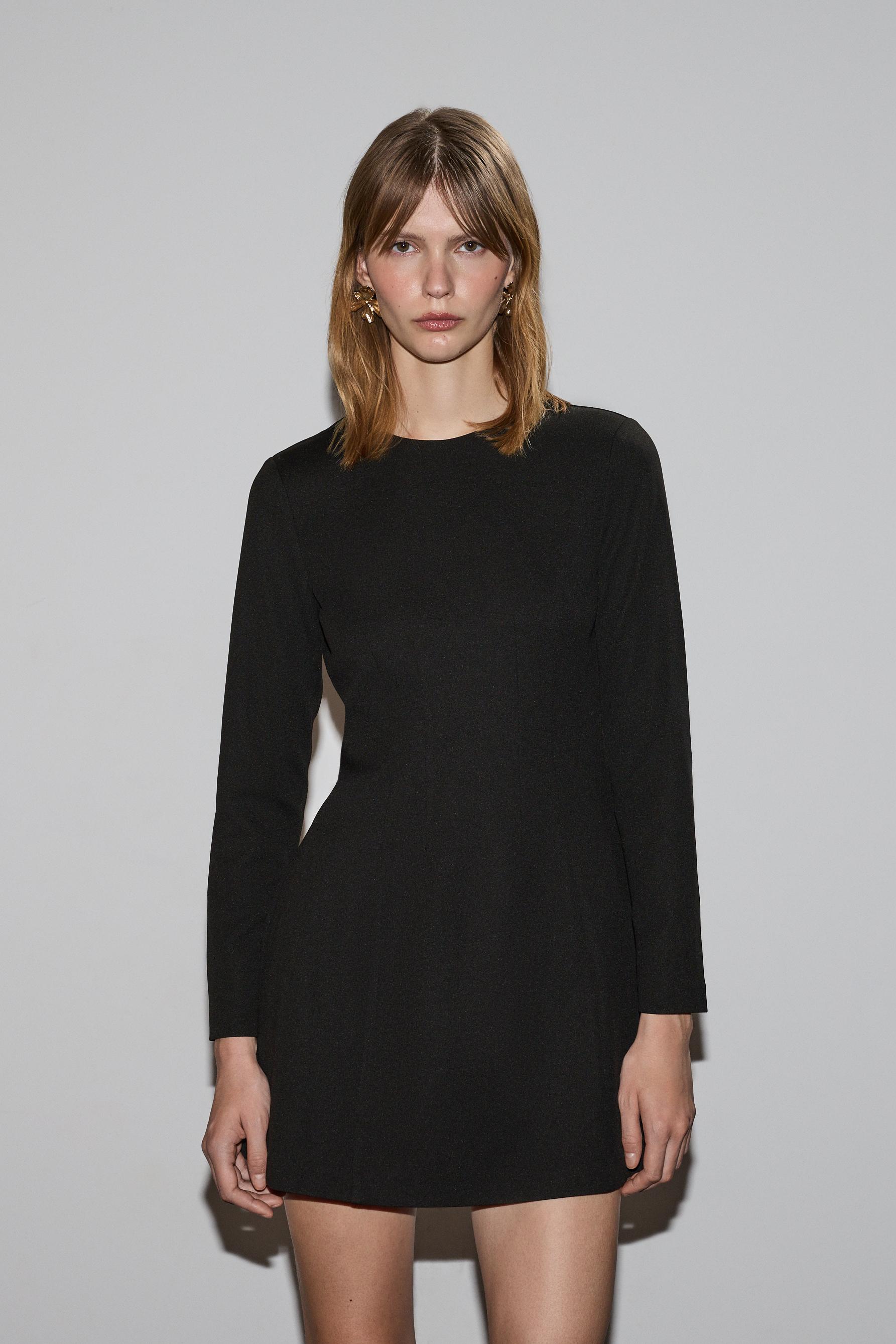 Vestido corto pinzas