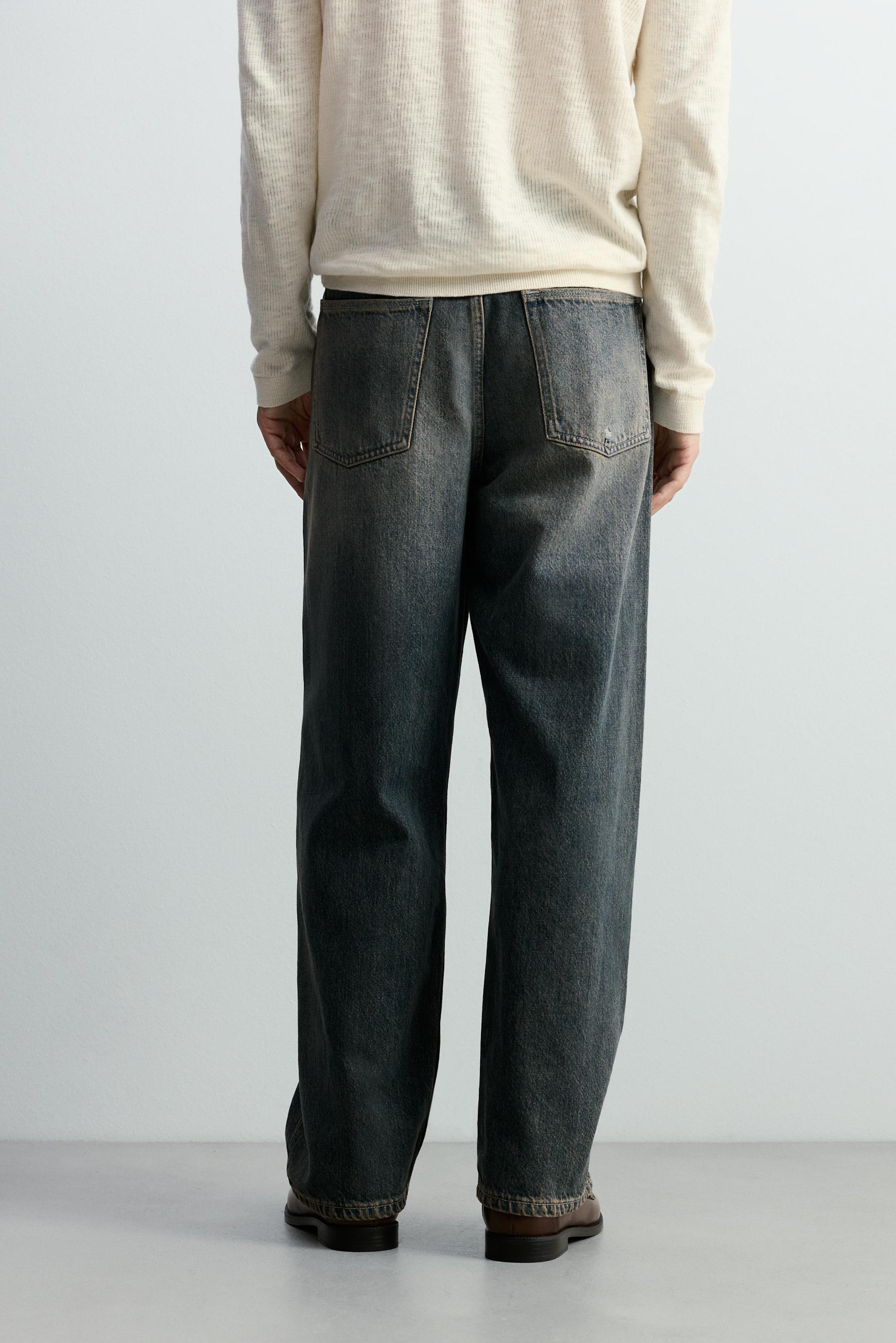Baggy jeans — FADED PETROL BLUE