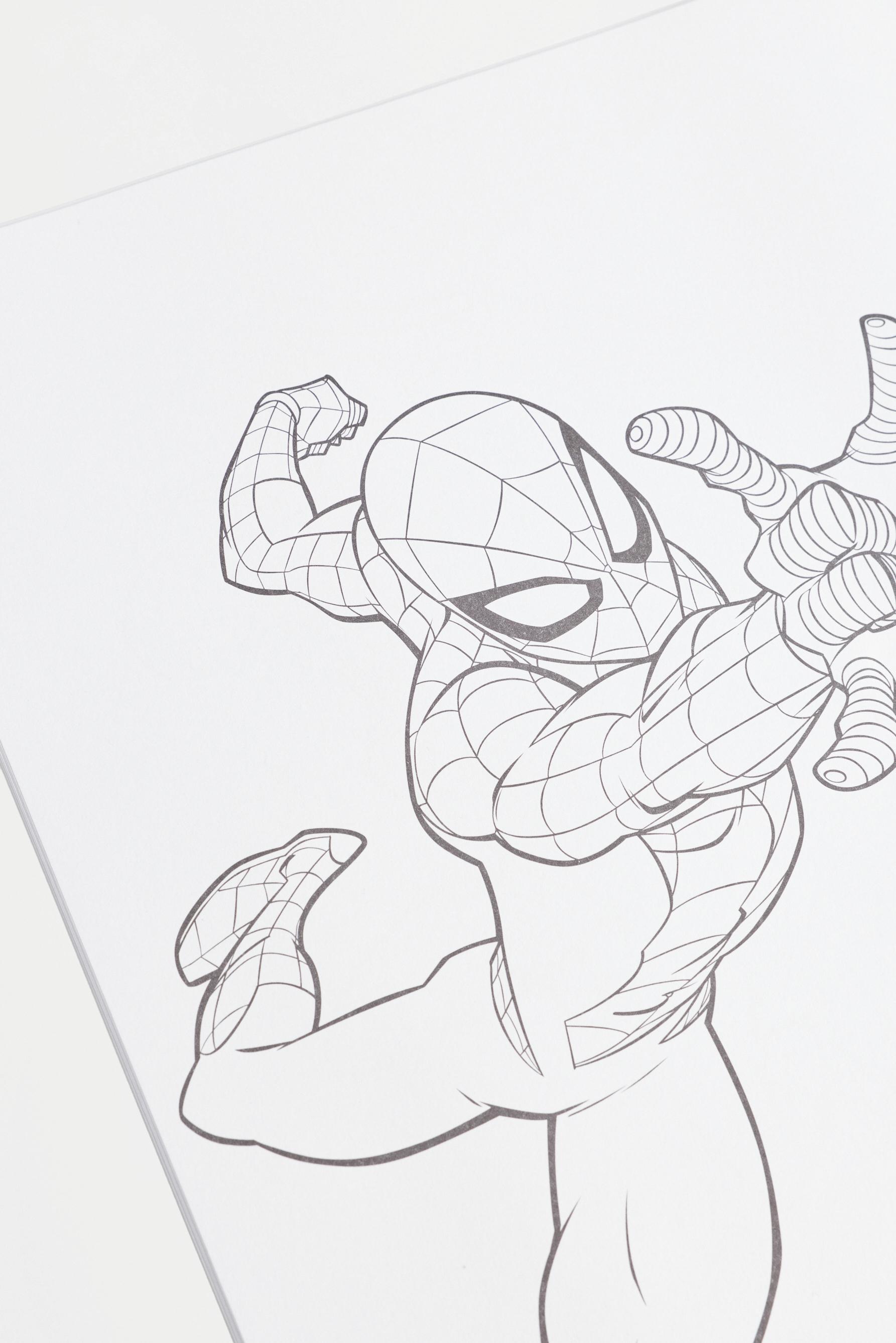 Spiderman ©Marvel colouring set — RED
