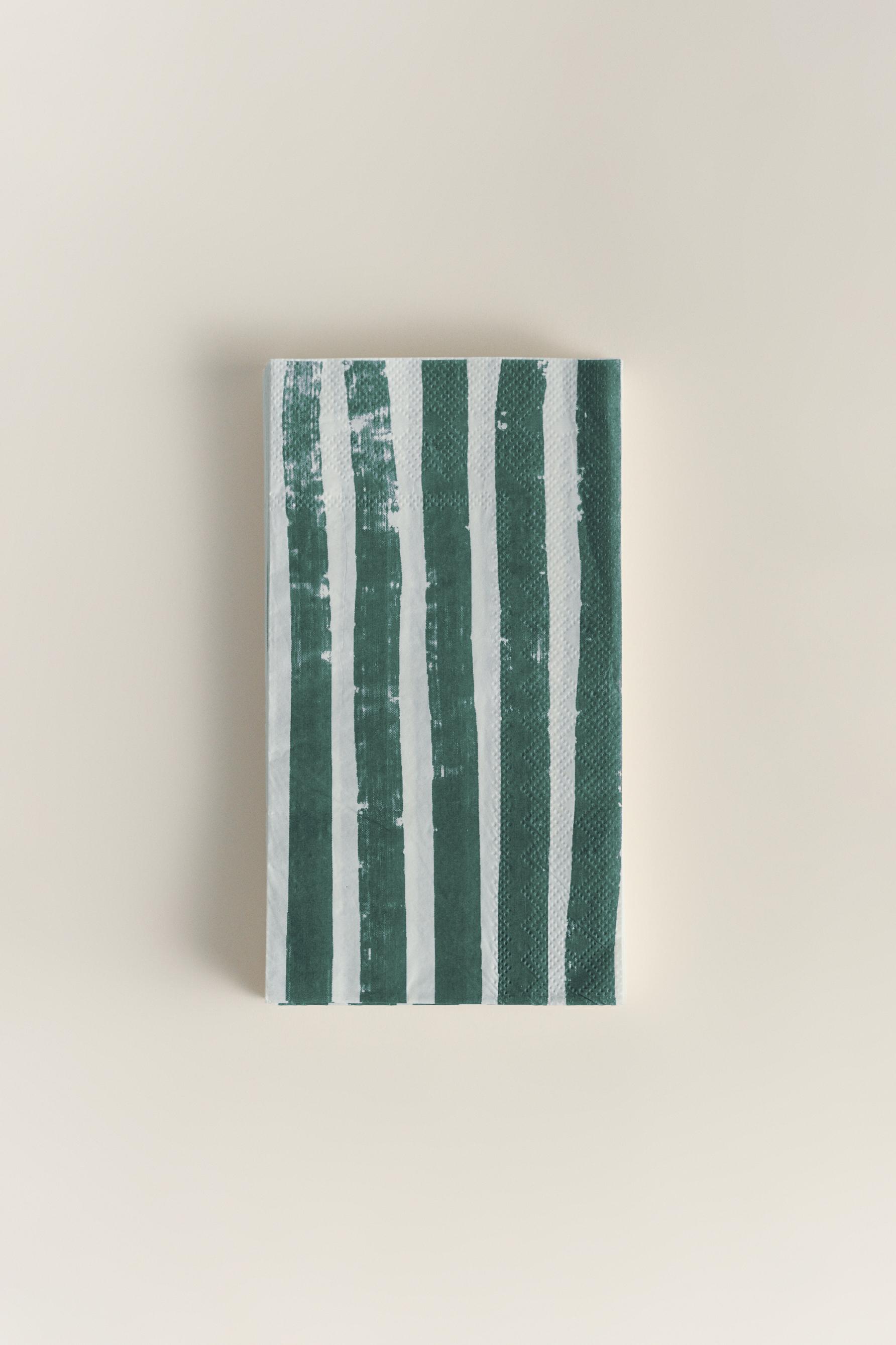Pack 15 servilletas papel rayas