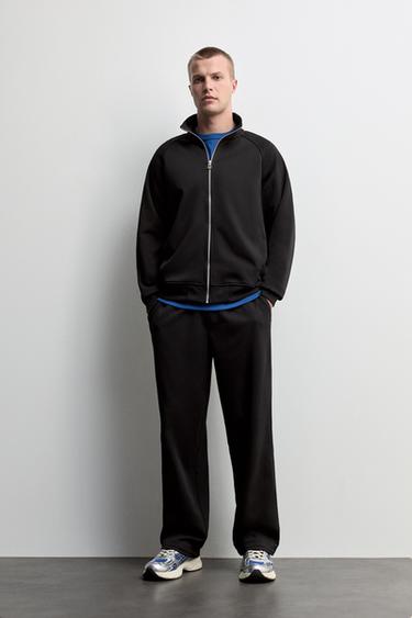 Interlock high-neck jacket — BLACK 2