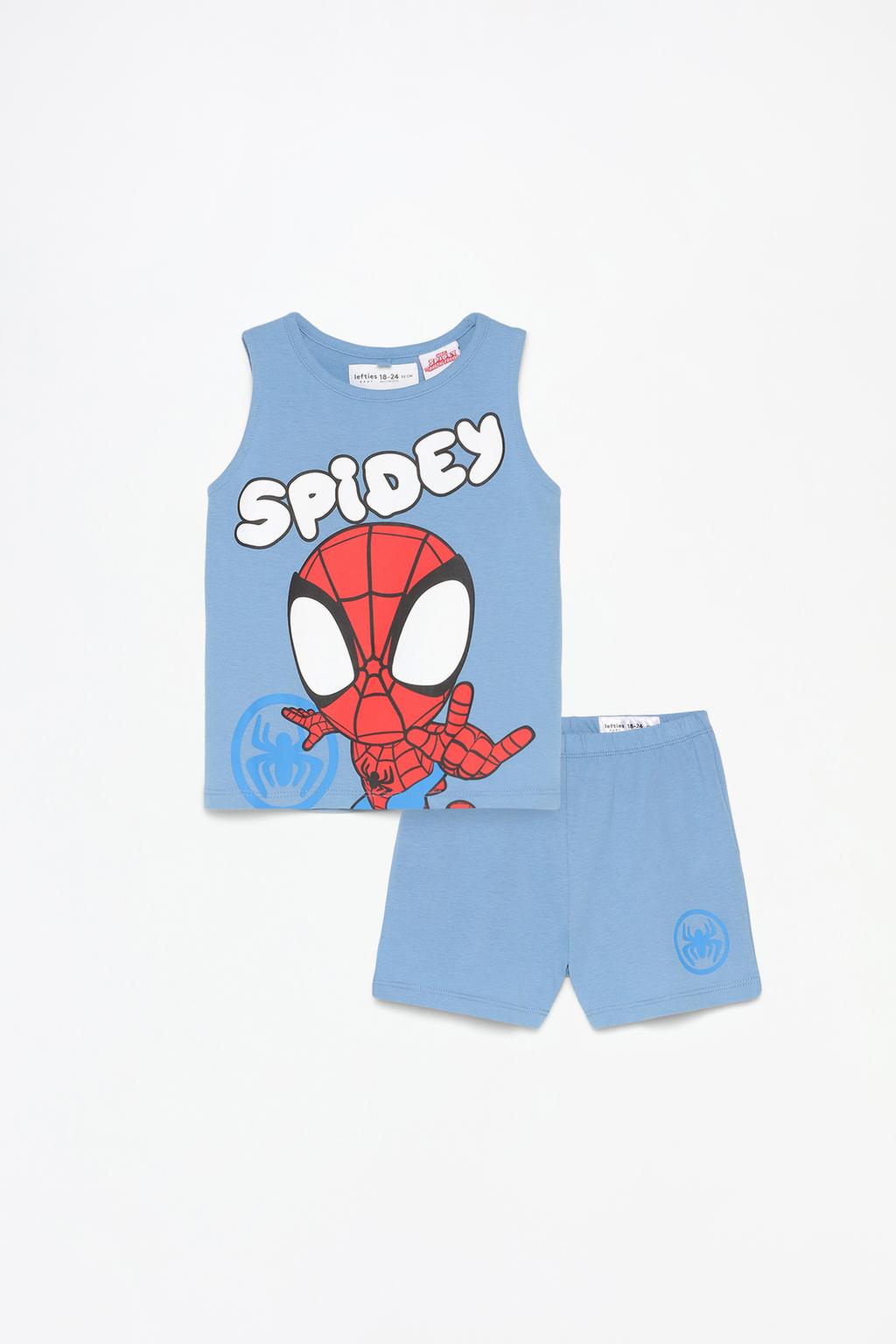 Conjunto Spidey ©Marvel camiseta tirantes y bermuda