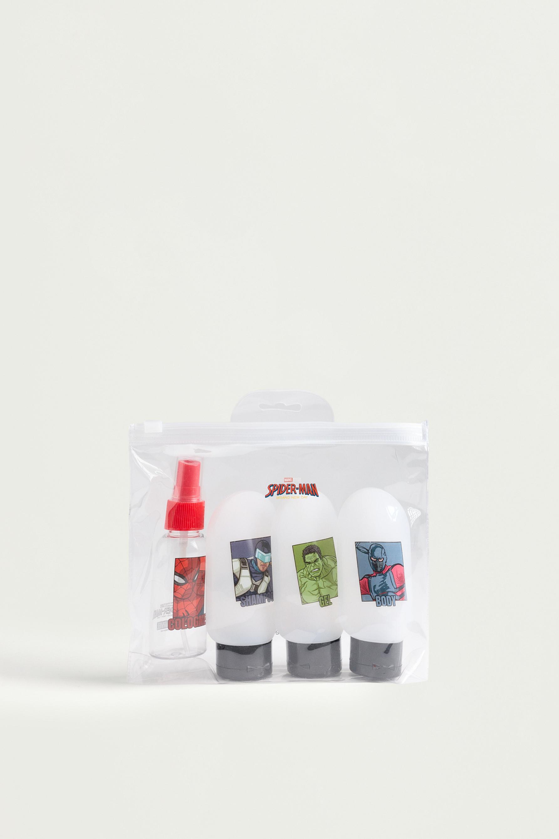Botes Spiderman ©Marvel reutilizables para viaje (Set 4)