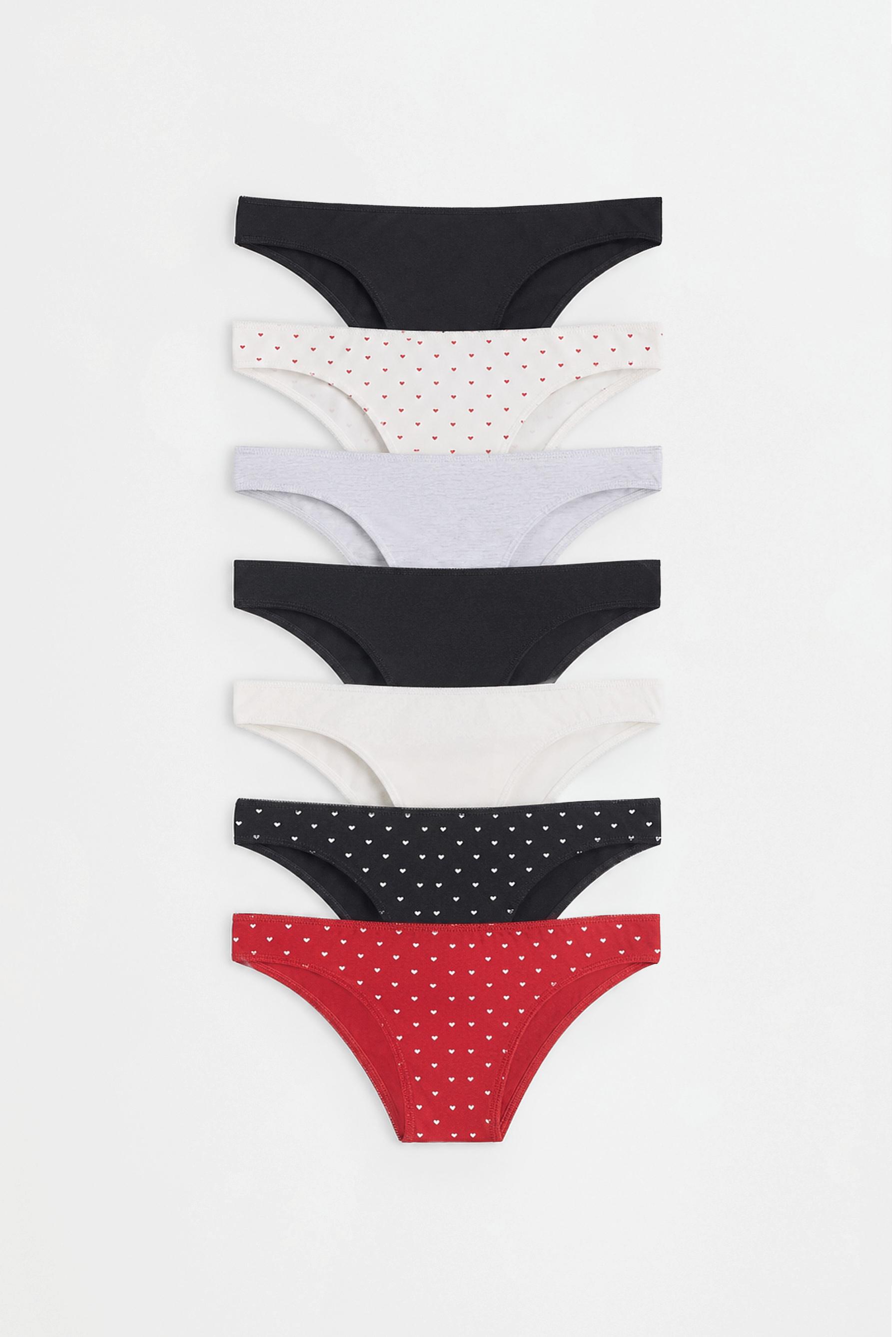 7-pack of Brazilian briefs — RED