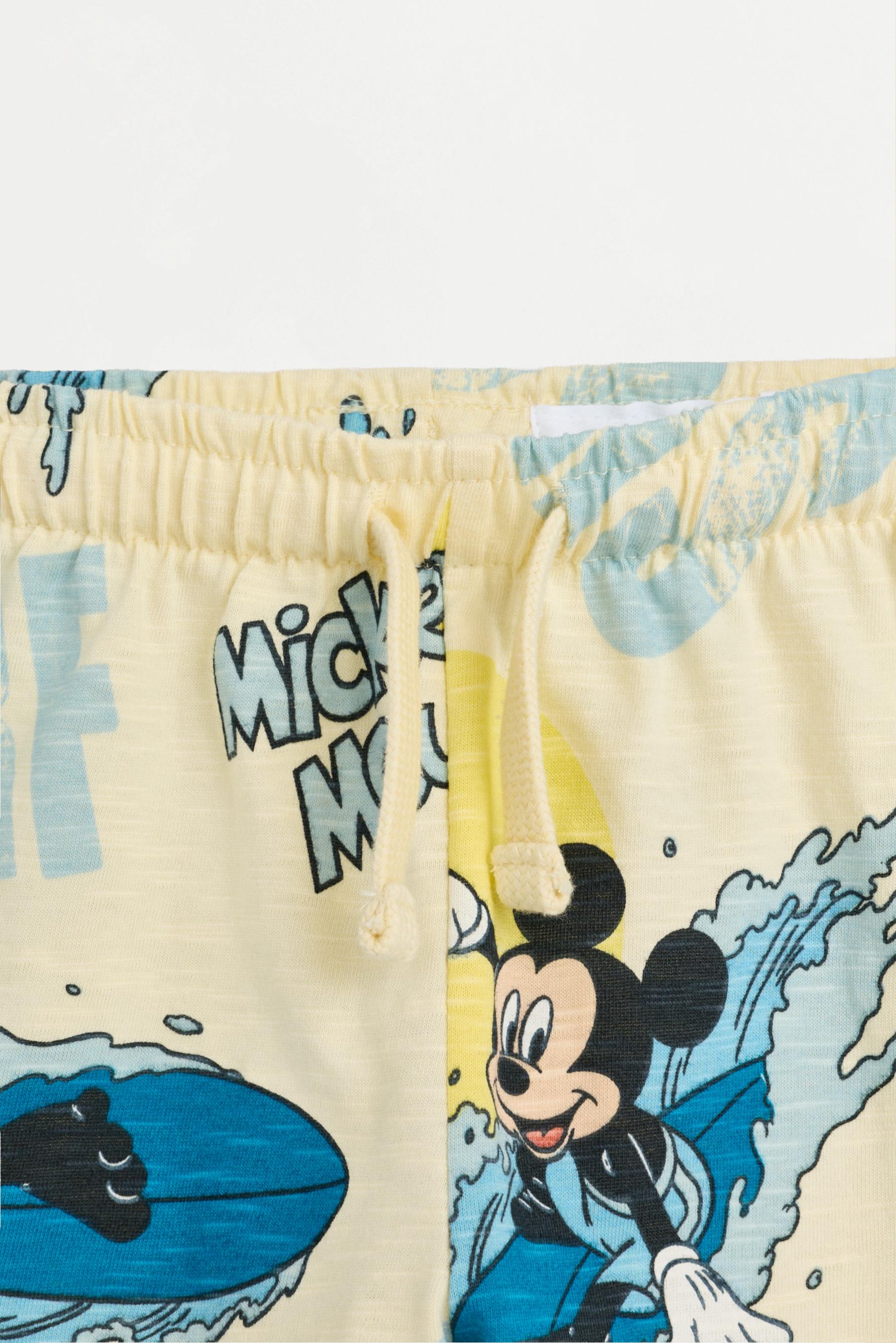 Mickey Mouse ©Disney T-shirt and Bermuda shorts set — VANILLA