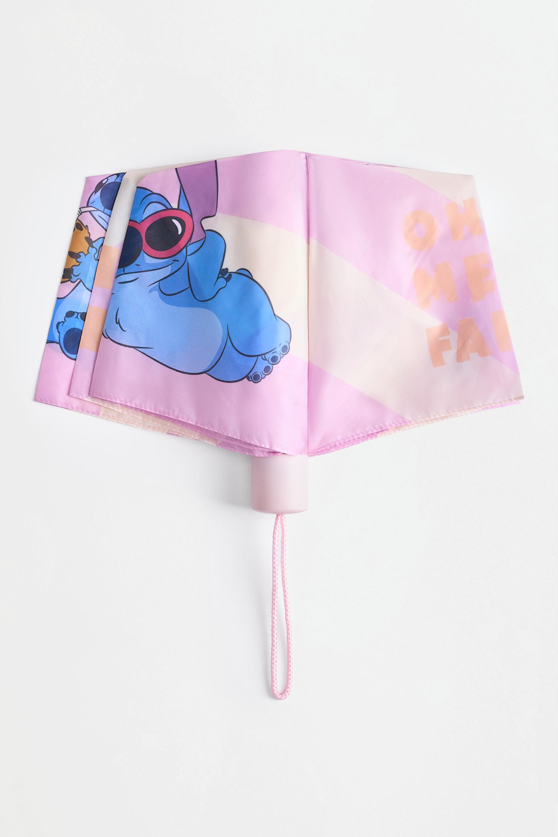 Lilo & Stitch ©Disney folding umbrella — DUSTY PINK