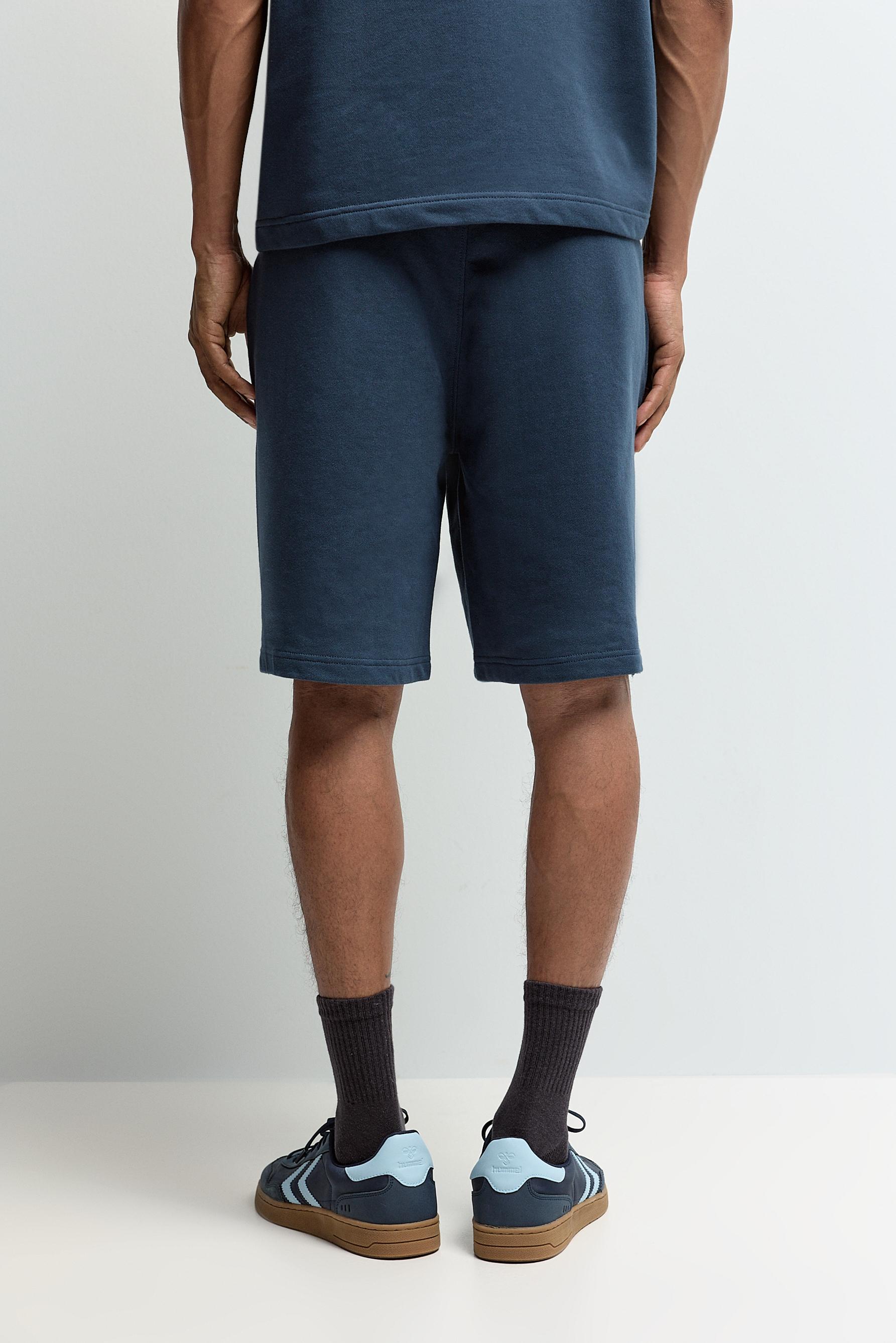 Tracksuit Bermuda shorts — DARK BLUE