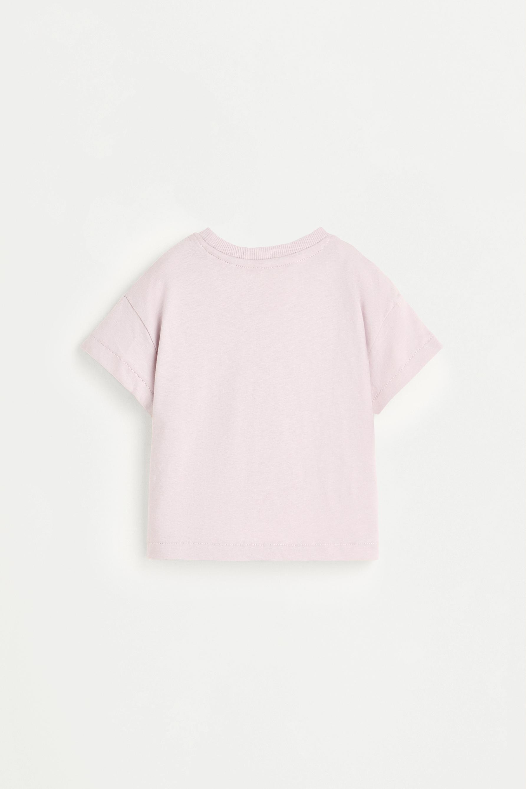Printed T-shirt and cycling leggings set — PALE MAUVE