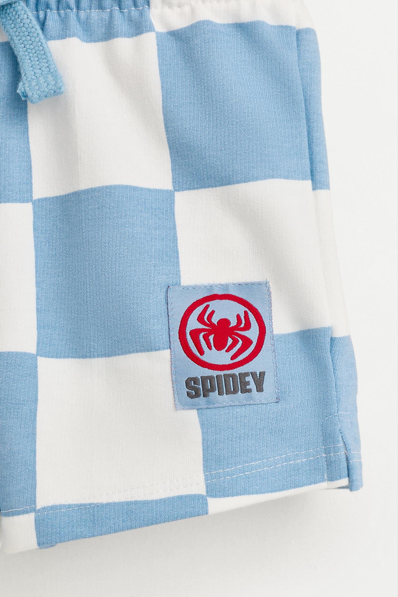 Spidey ©Marvel T-shirt and Bermuda shorts set — WHITE