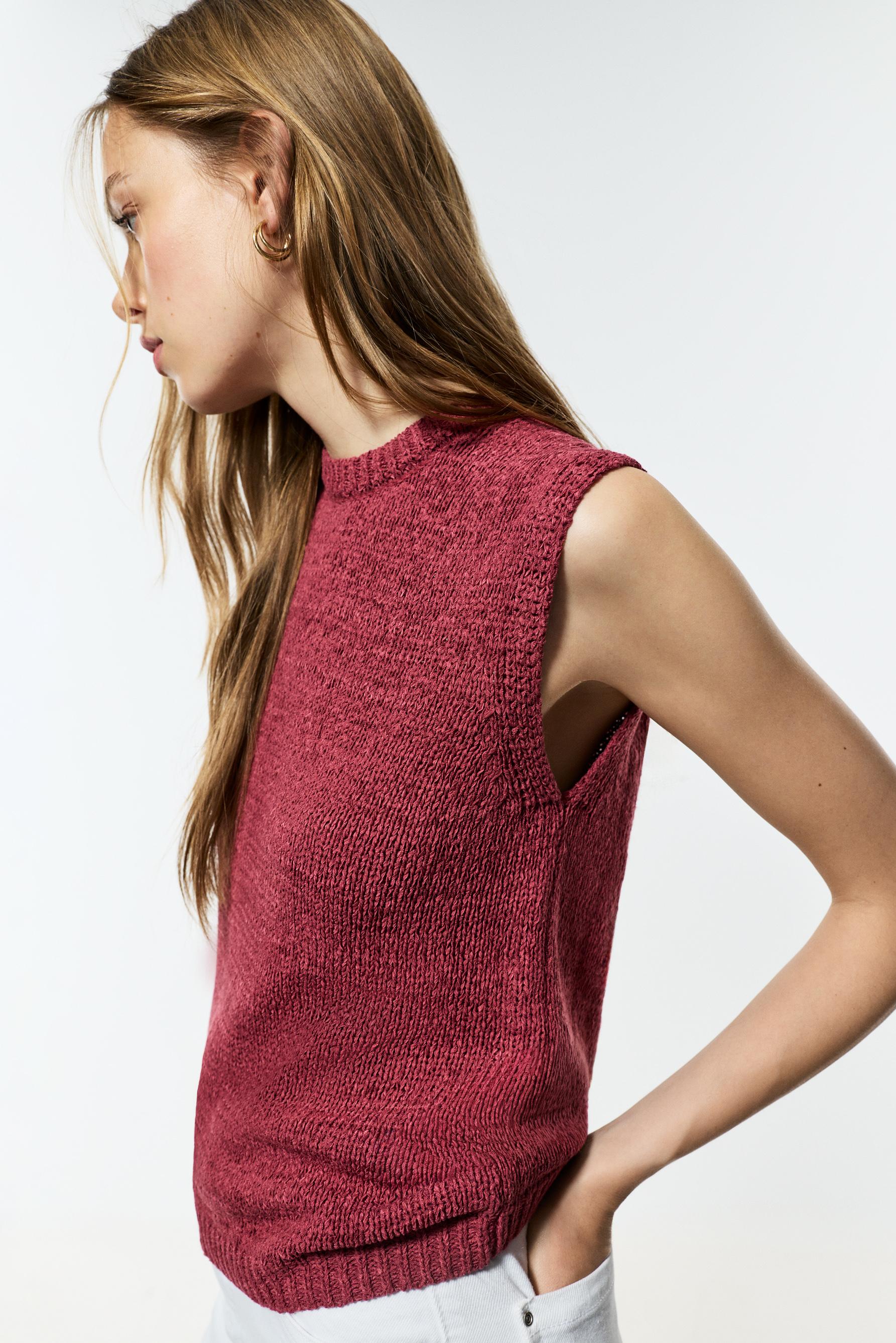 Knit top — PINK