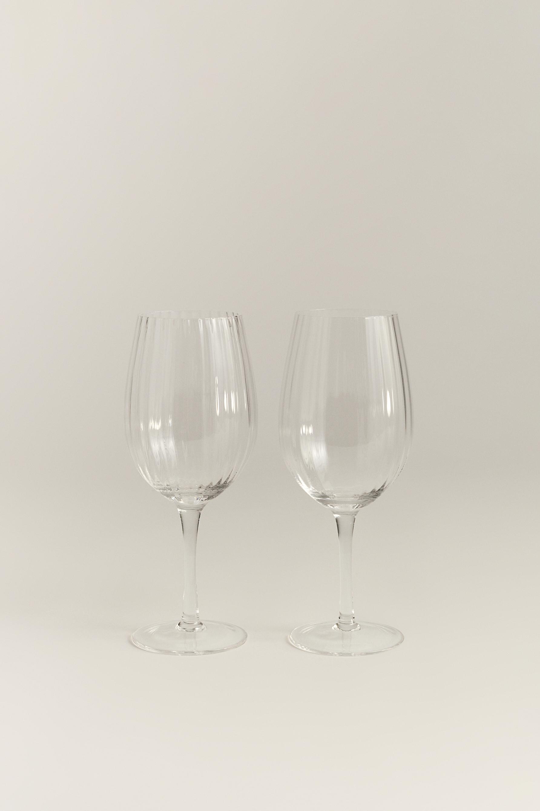 Pack 2 copas relieve borosilicato 600 ml