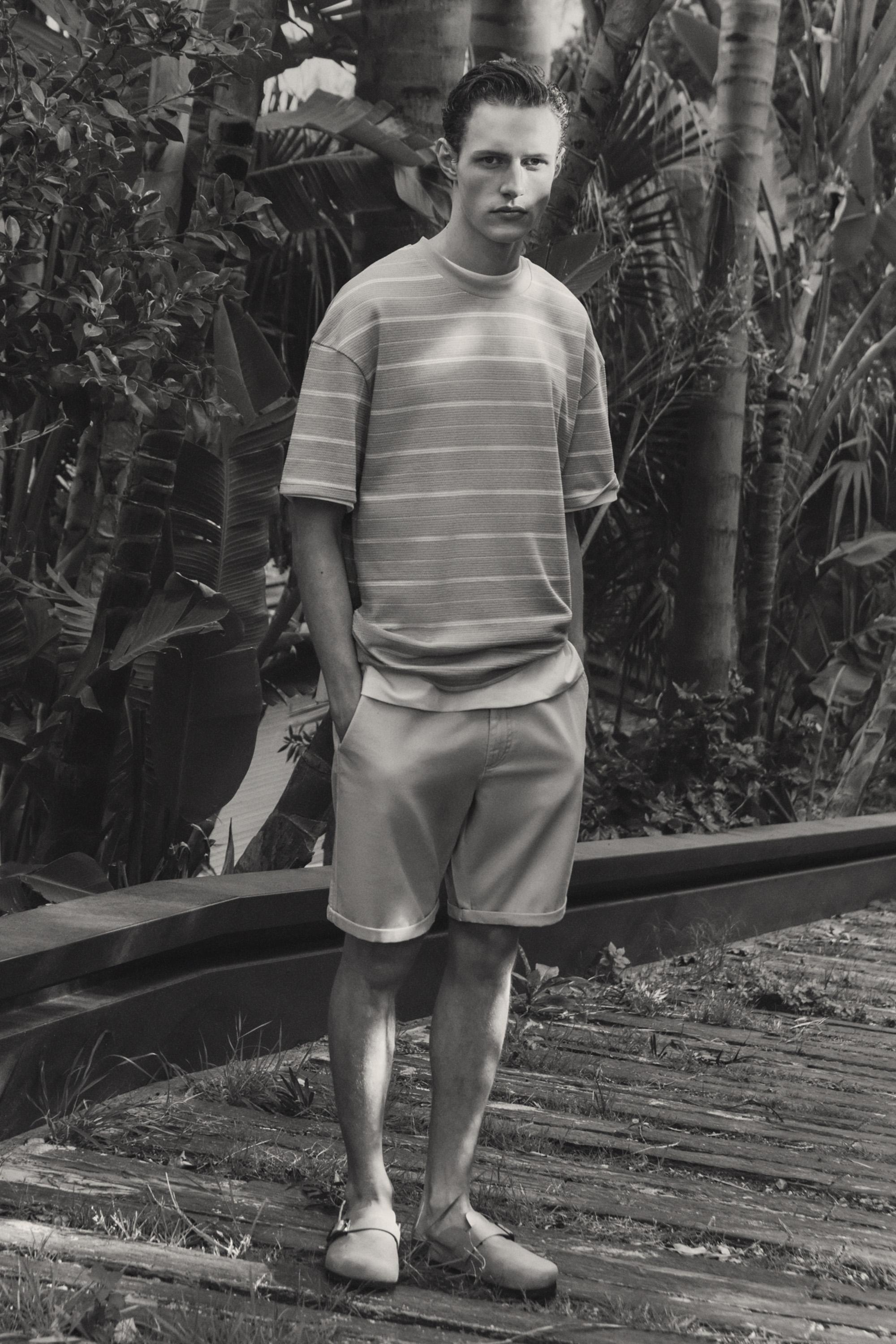 Slim fit Bermuda shorts — ECRU