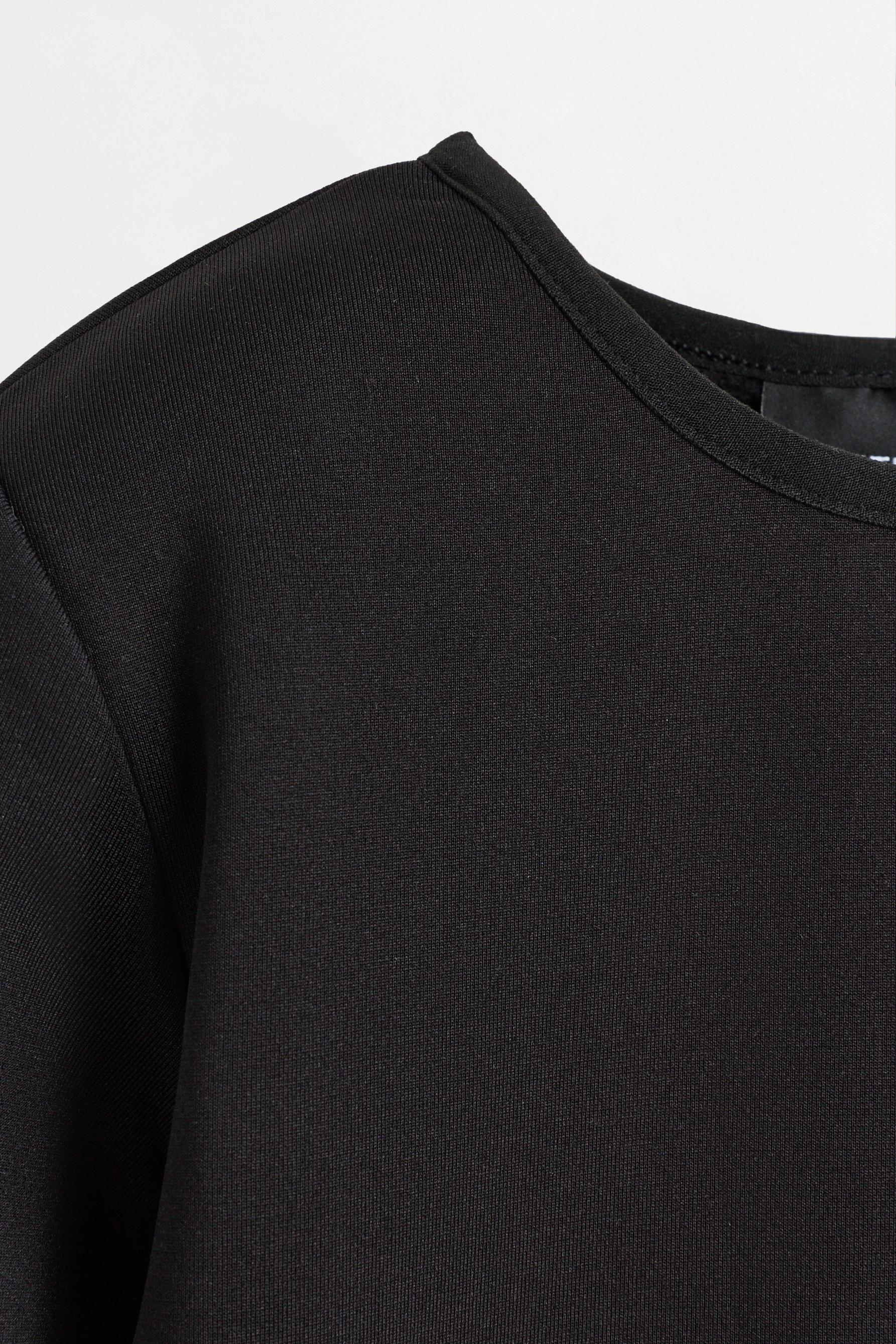 HEAVY WEIGHT Thermal Comfort T-shirt — BLACK