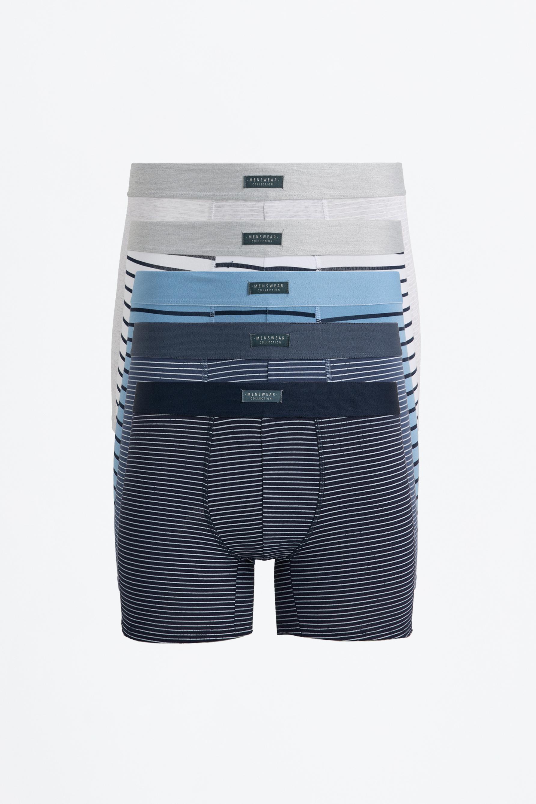 Pack 5 bóxer largos combinados