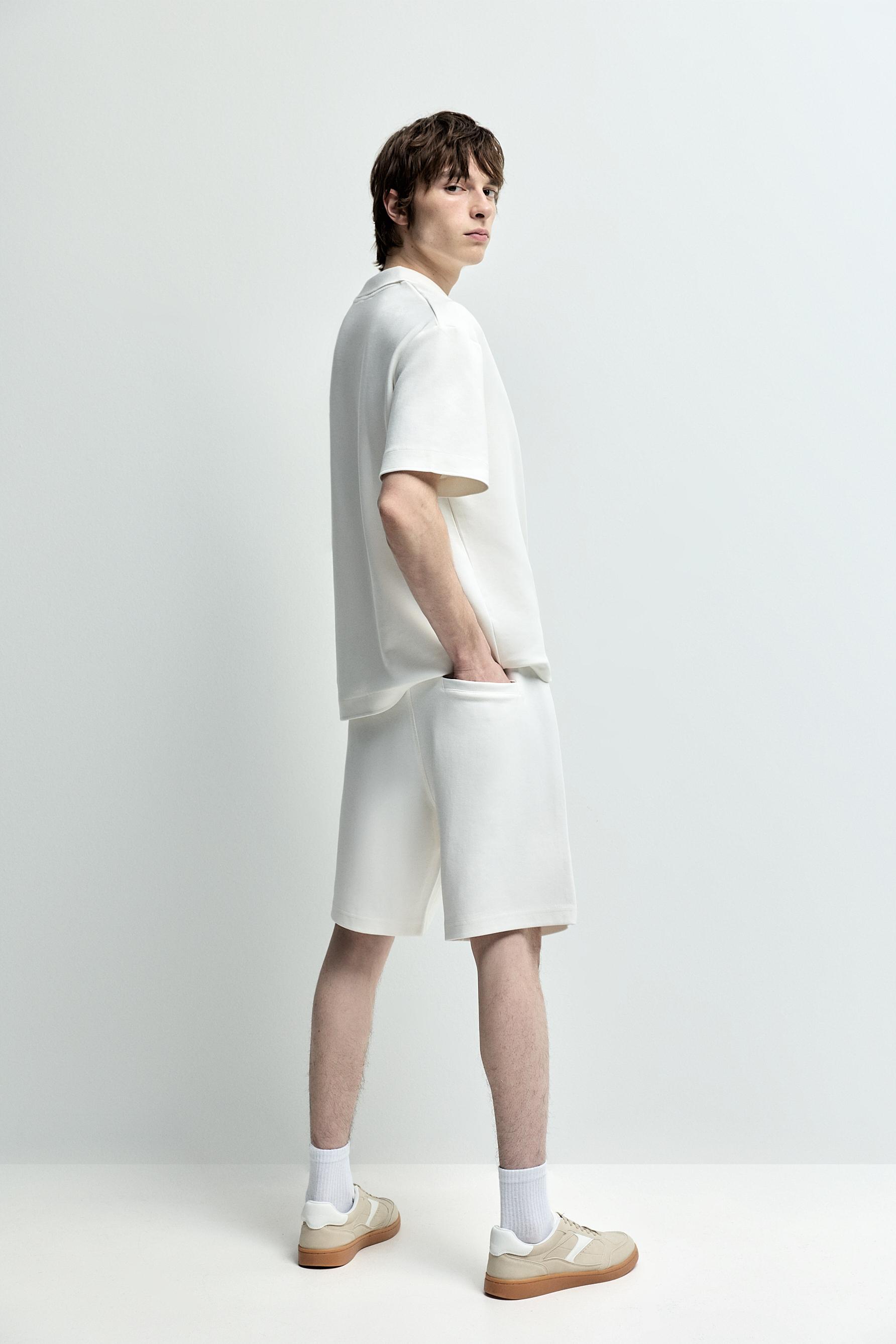 Interlock Bermuda shorts — OFF WHITE