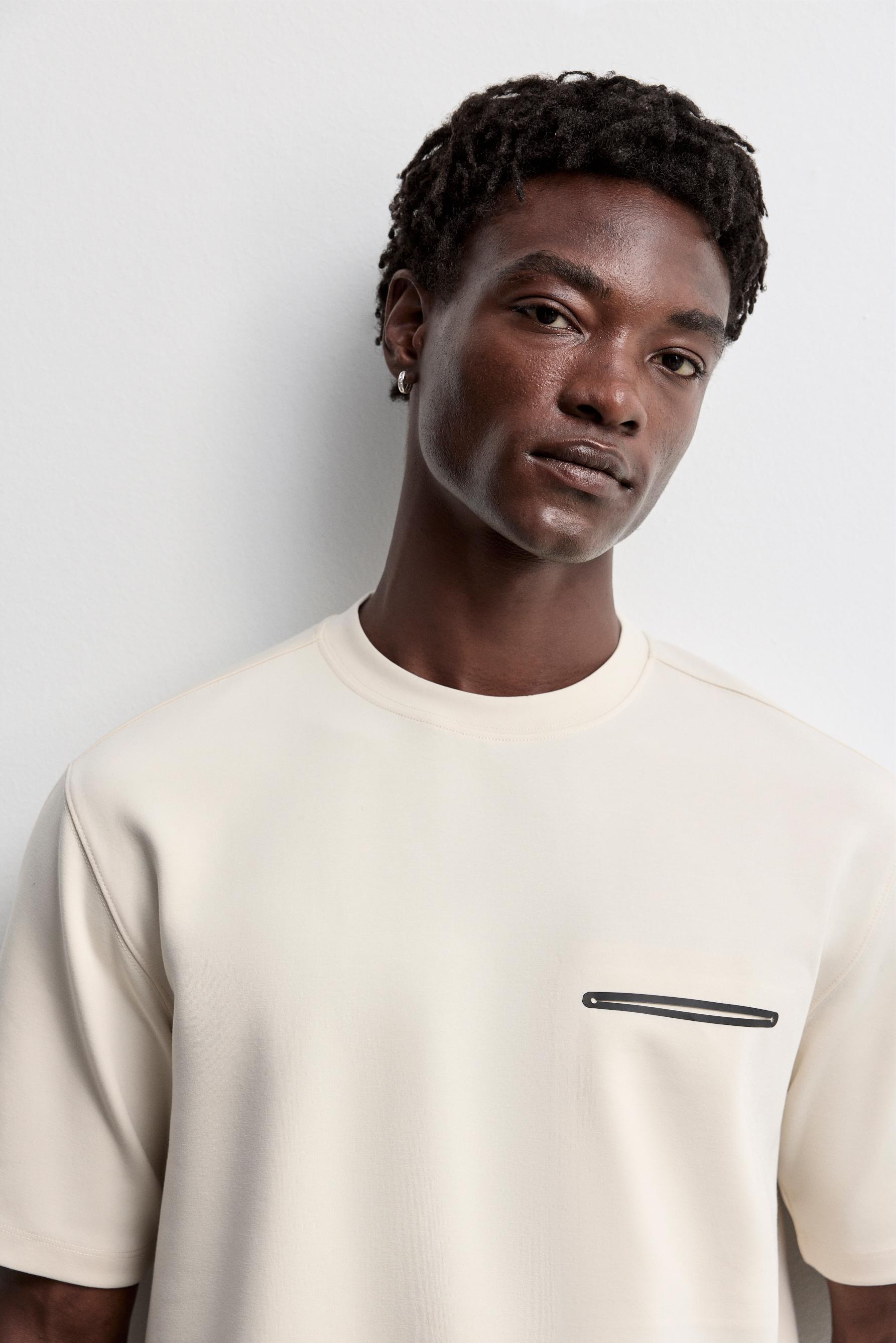 Interlock Sports T-shirt — PALE SAND